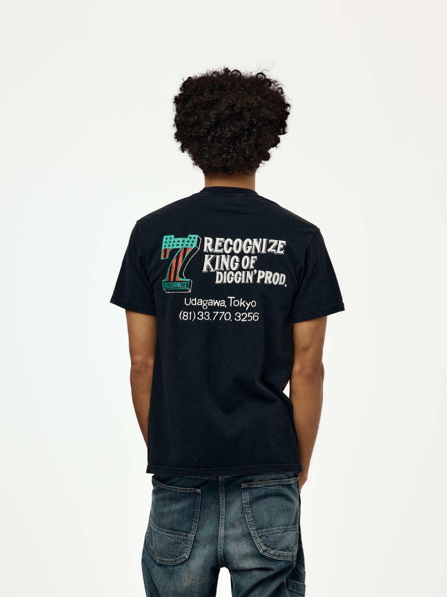 #7 Vinyl Aged Tee (Black)