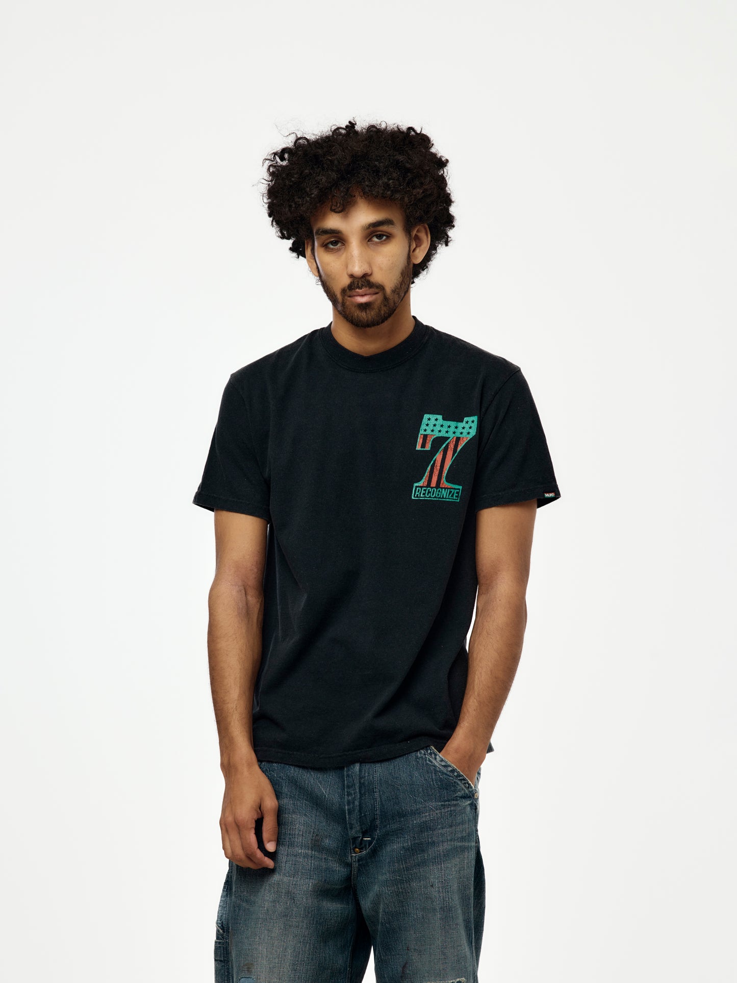 #7 Vinyl Aged Tee (Black)