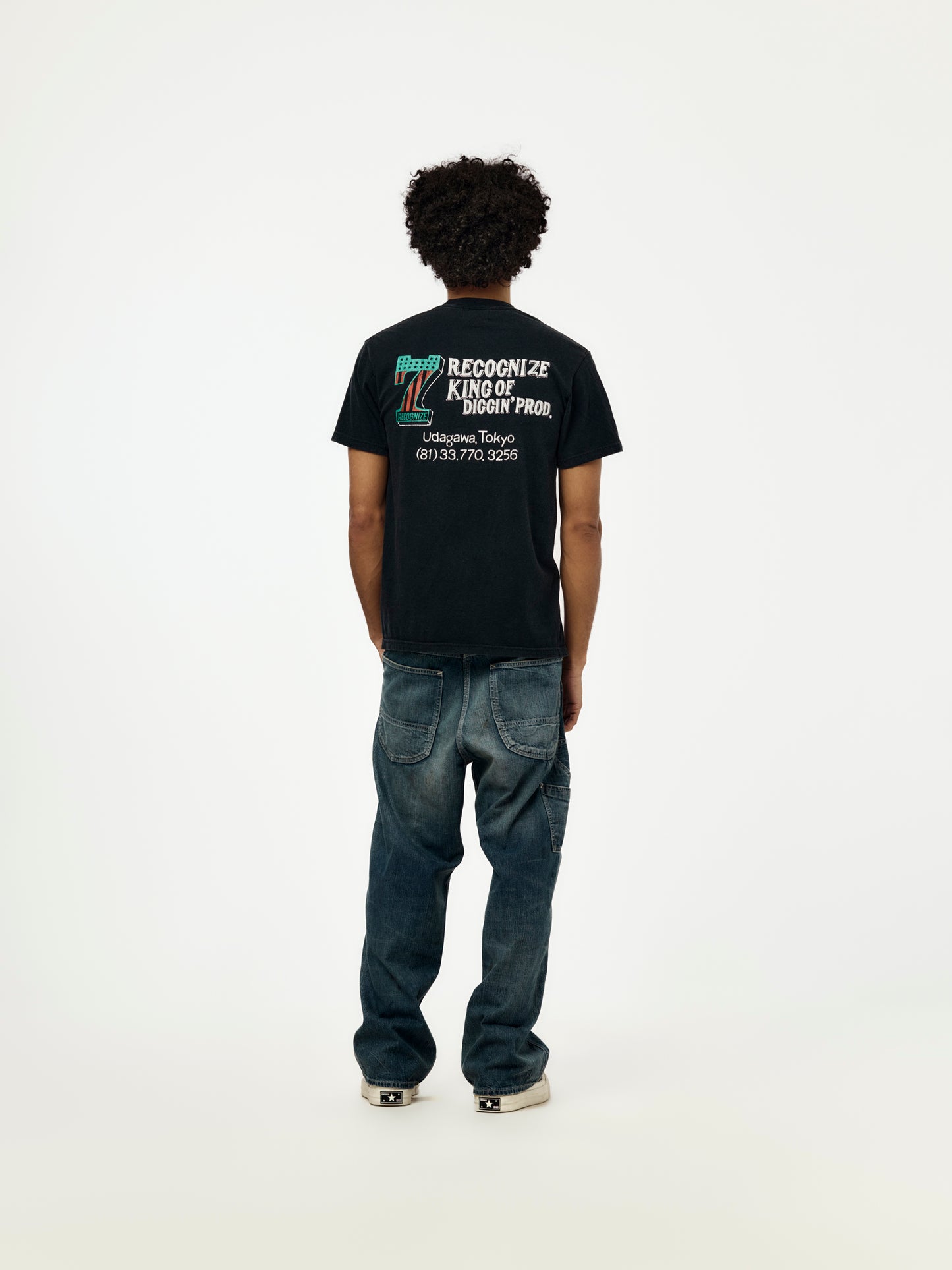#7 Vinyl Aged Tee (Black)