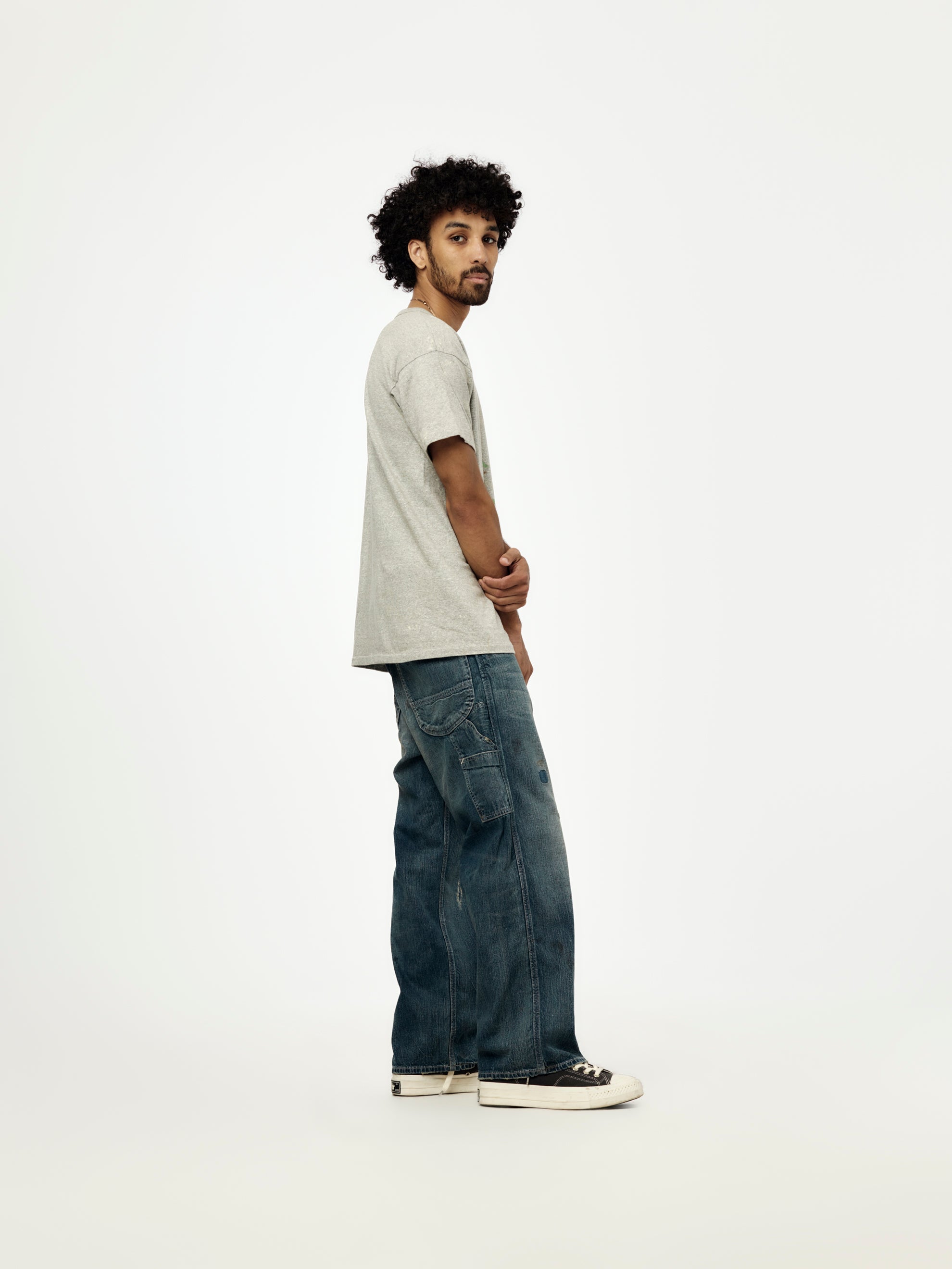 BOW WOW Heritage Denim Aged Painter Pants (Indigo) - UNION LOS ANGELES