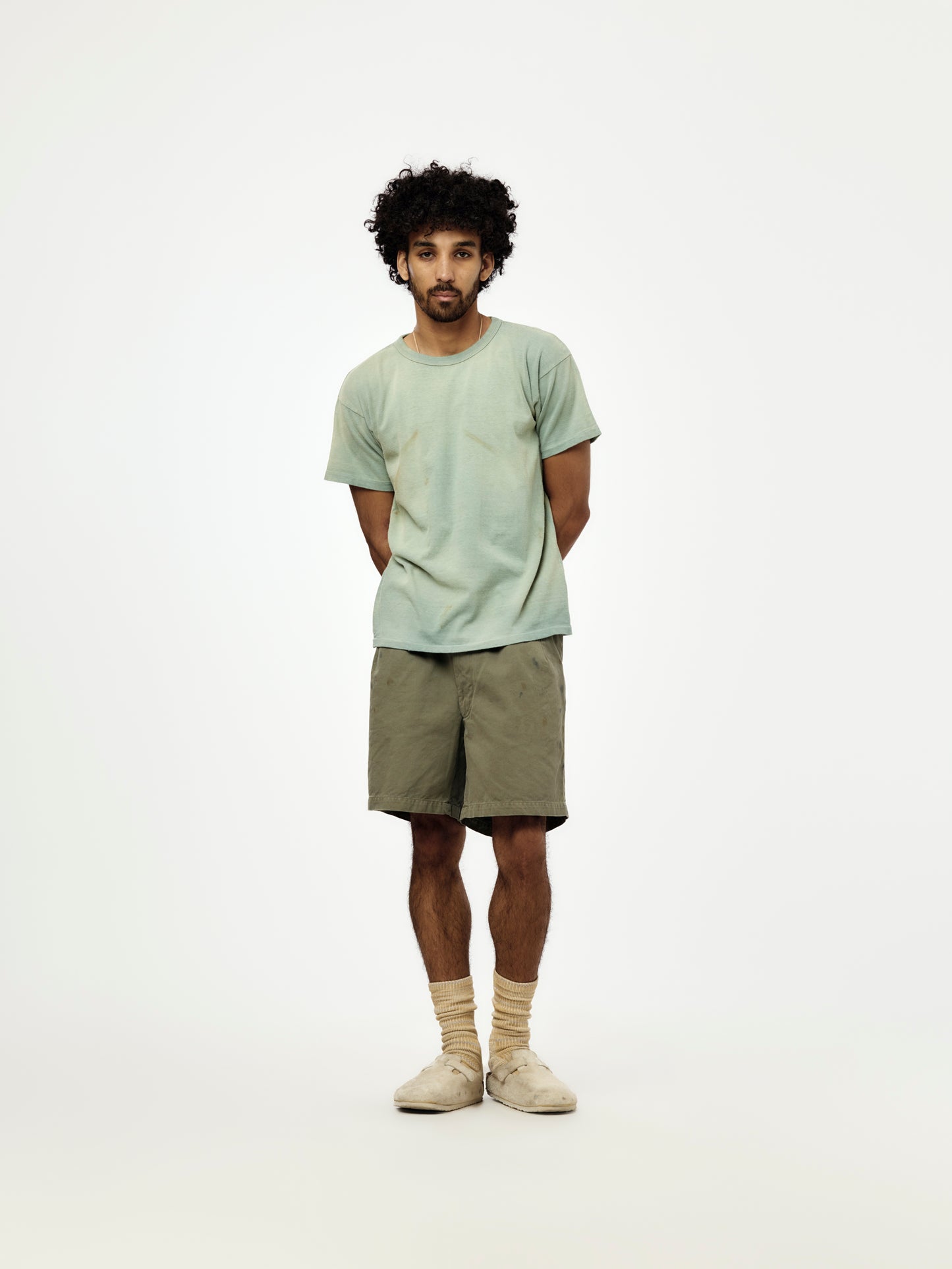 US Army Aged Chino Shorts
