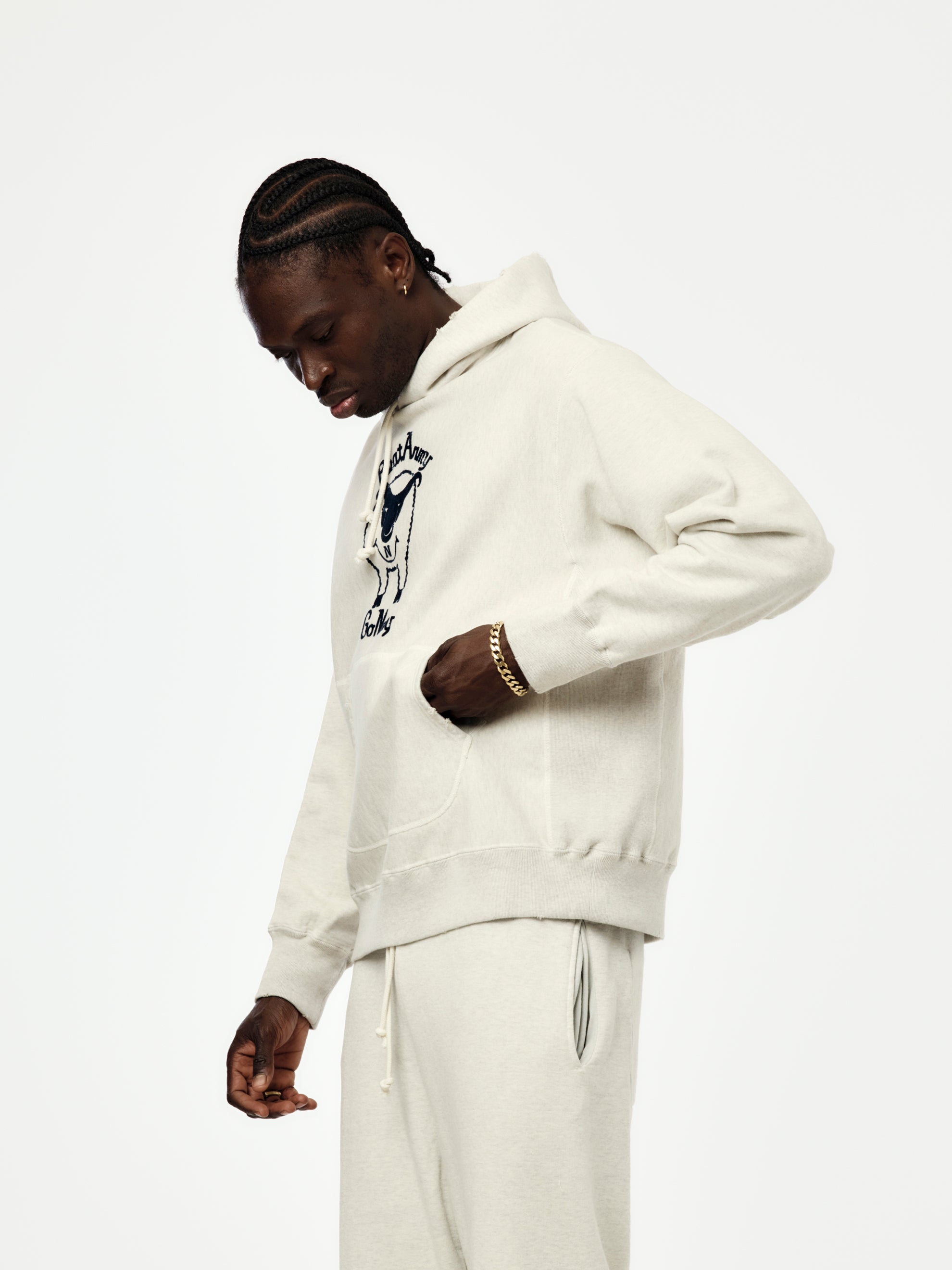 BOW WOW Beat Army Aged Hoodie (Oatmeal) - UNION LOS ANGELES