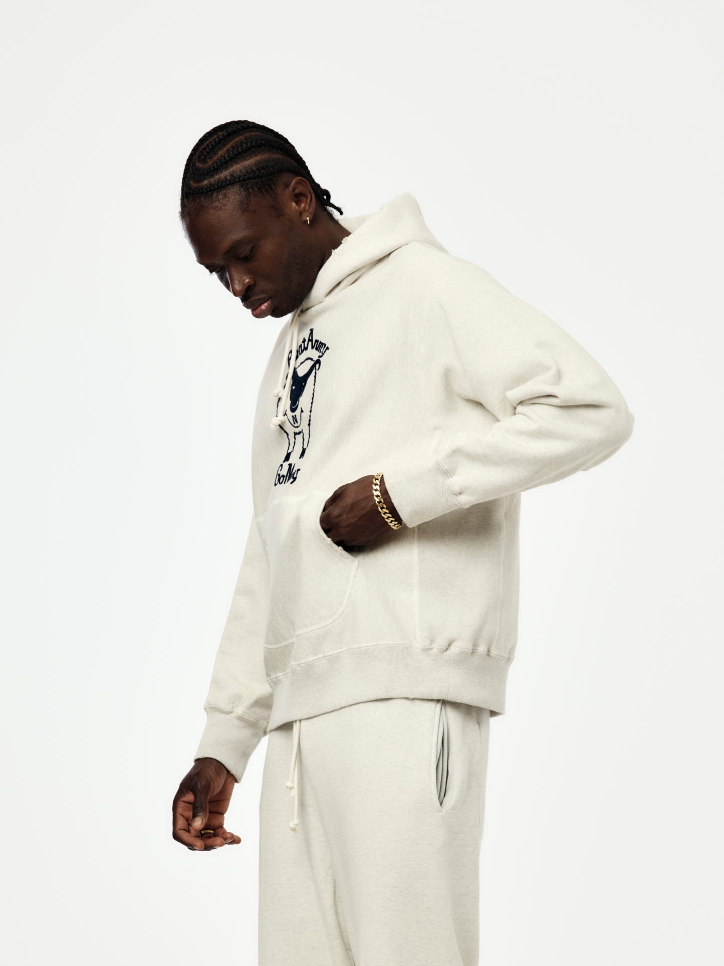 Beat Army Aged Hoodie (Oatmeal)