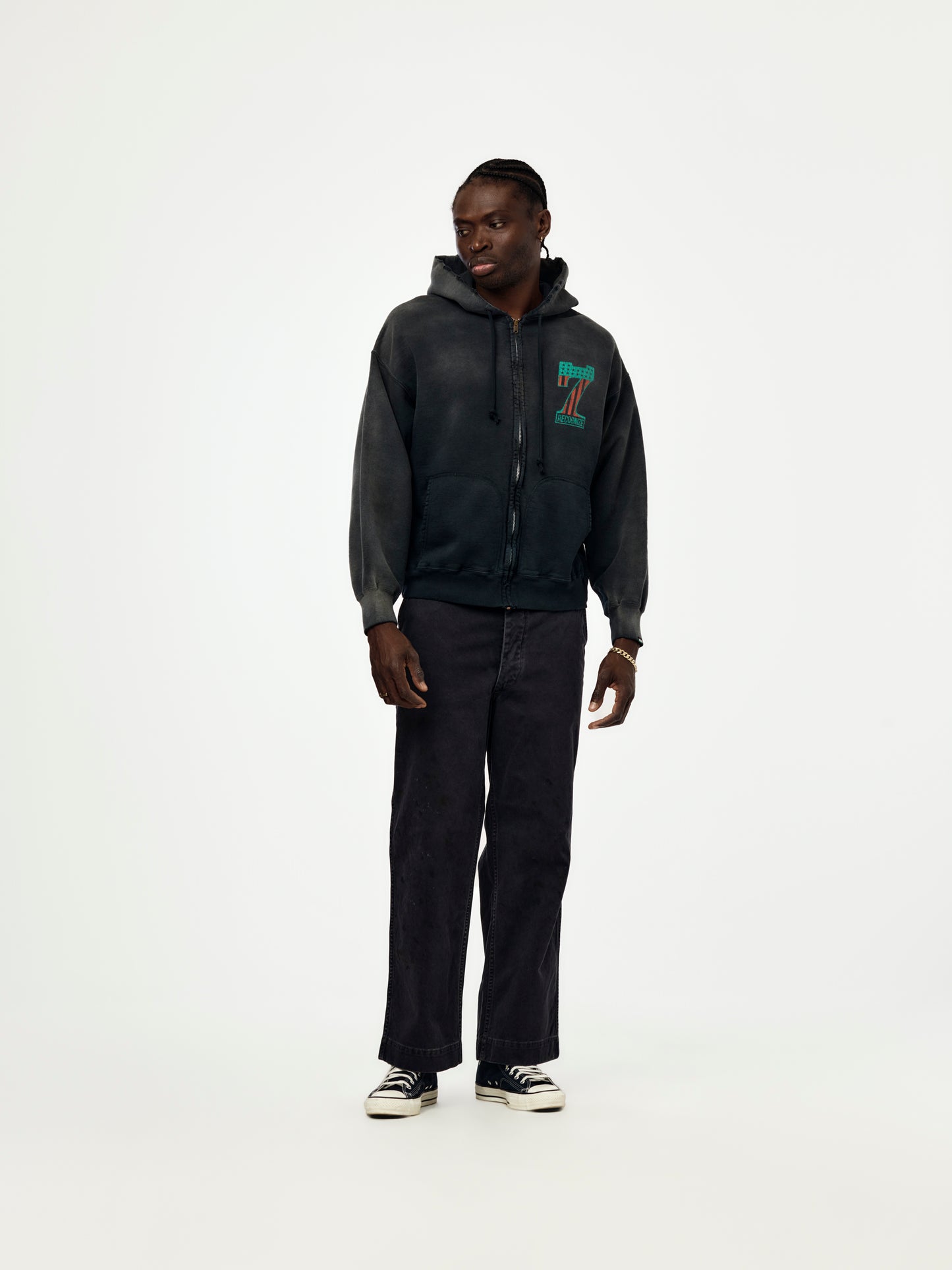 Work Aged Trousers (Black)