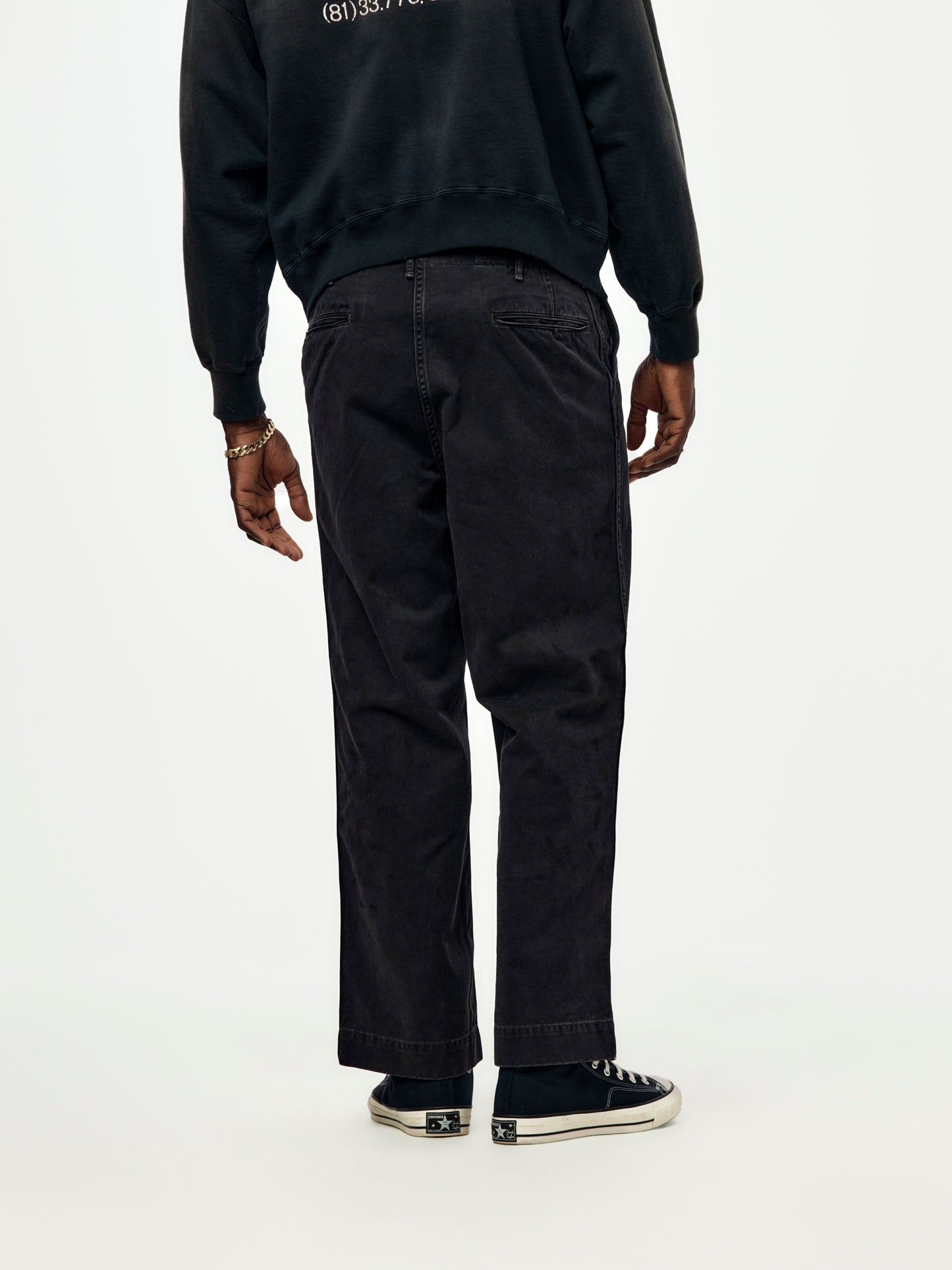 Work Aged Trousers (Black)