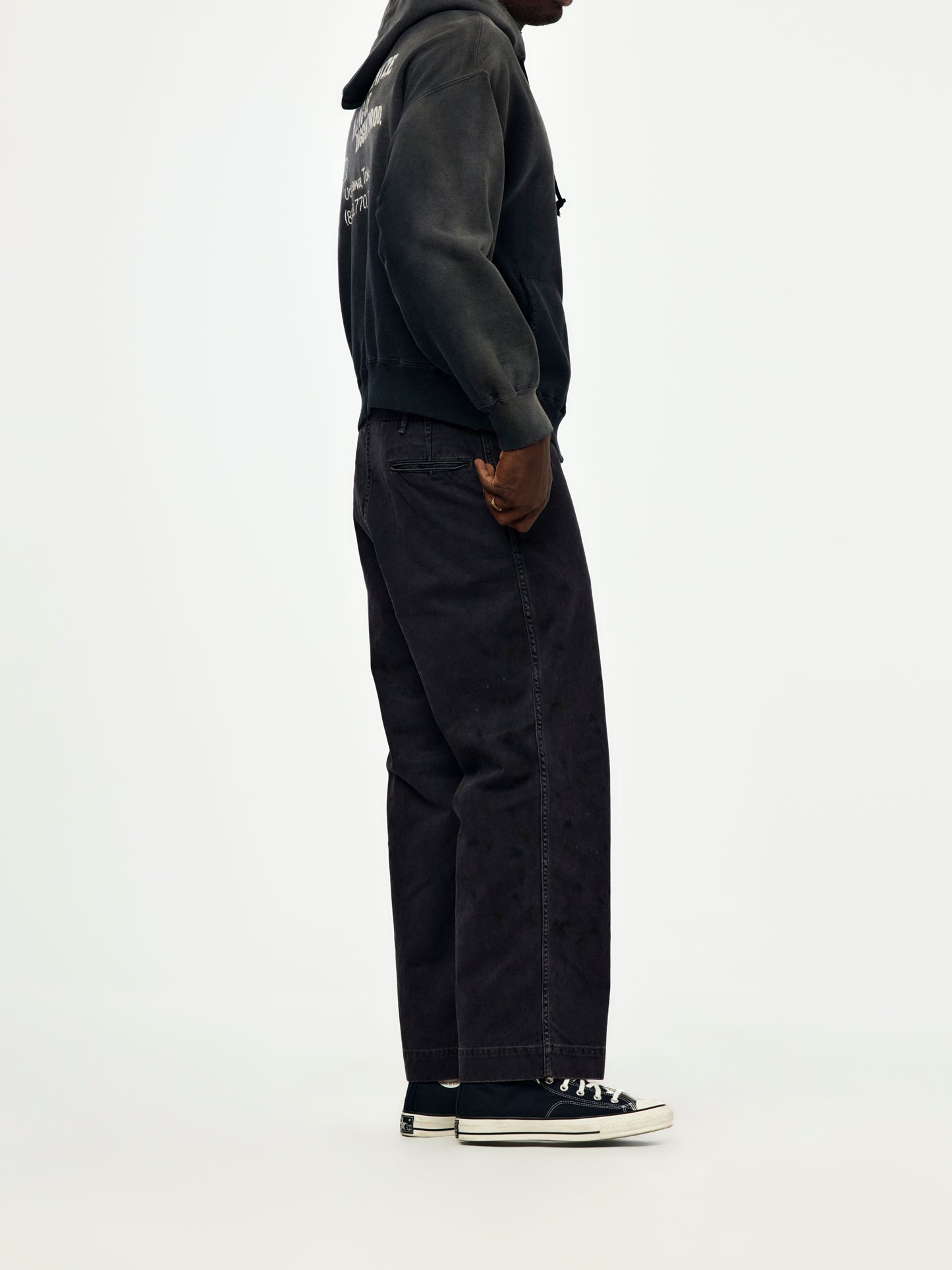 Work Aged Trousers (Black)