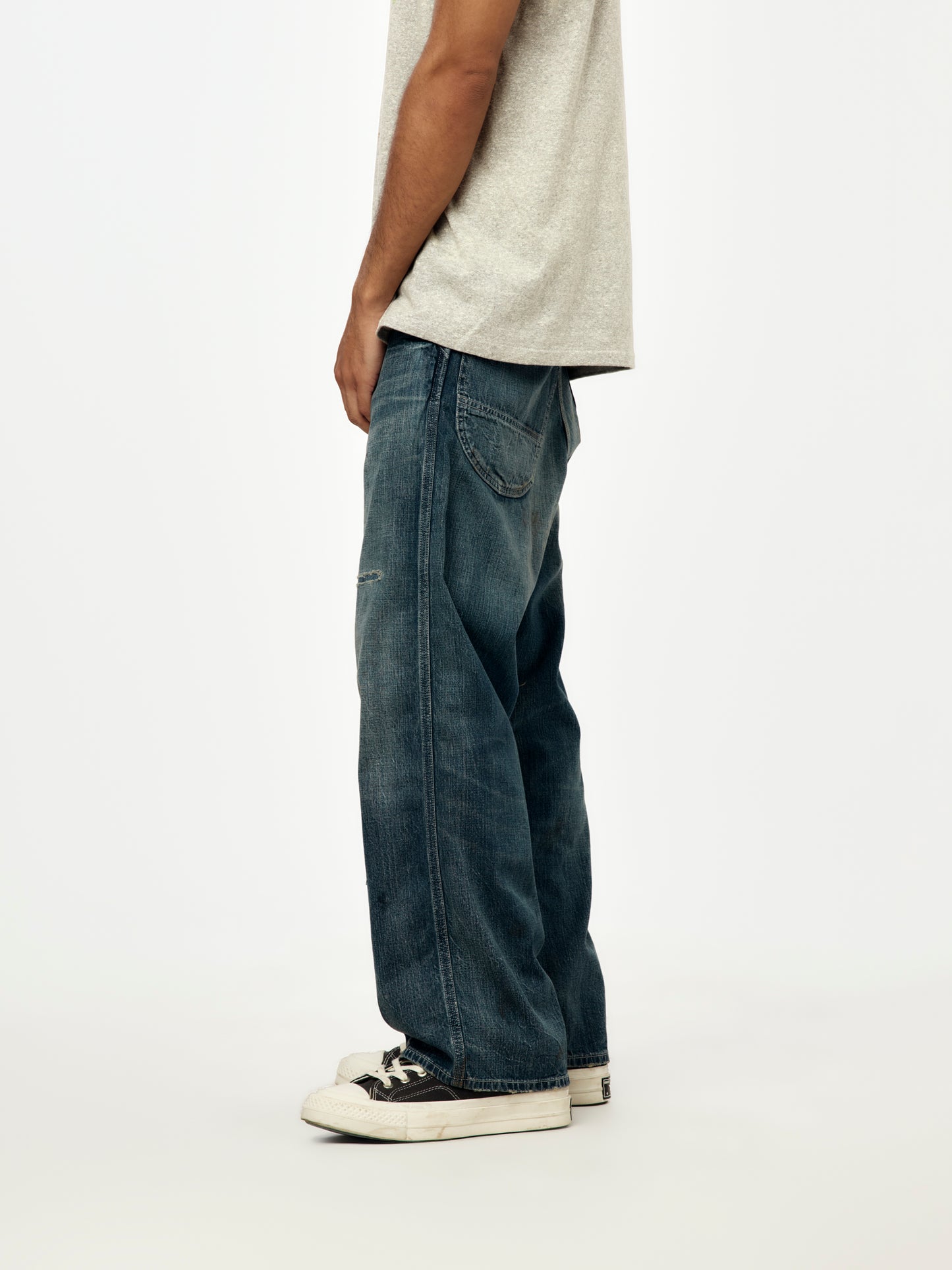 Heritage Denim Aged Painter Pants (Indigo)