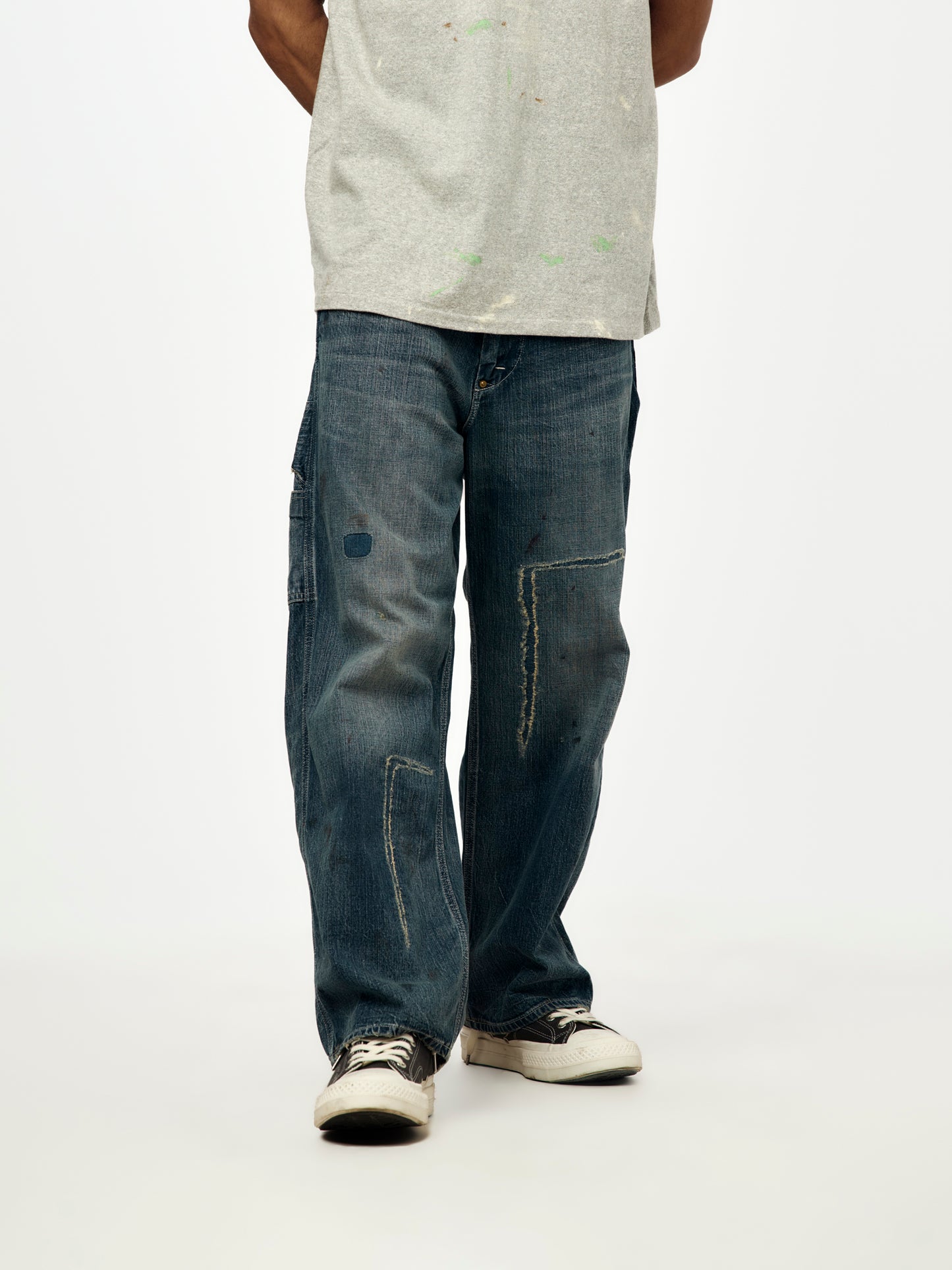 Heritage Denim Aged Painter Pants (Indigo)