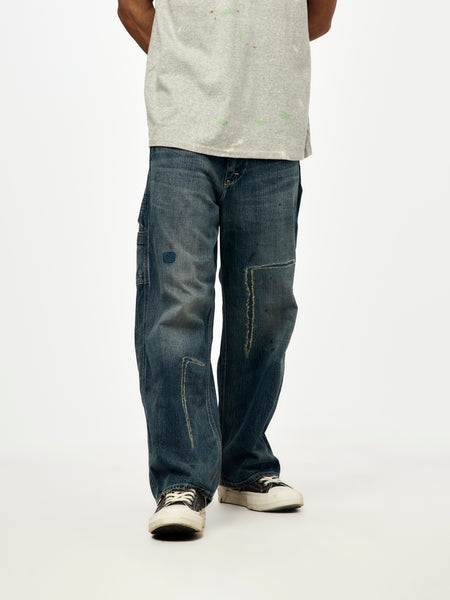BOW WOW Heritage Denim Aged Painter Pants (Indigo) - UNION LOS ANGELES