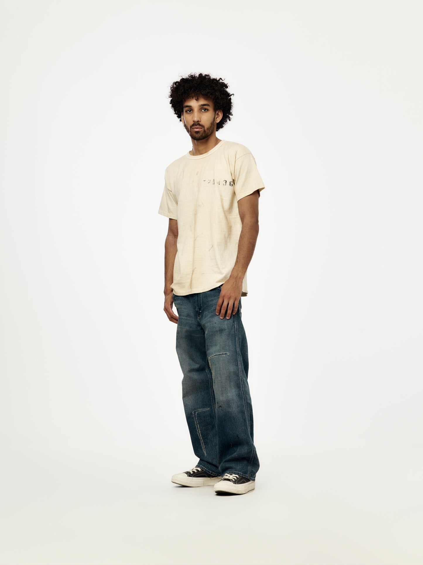 S.Bronx Co. Aged Jail Tee (White)