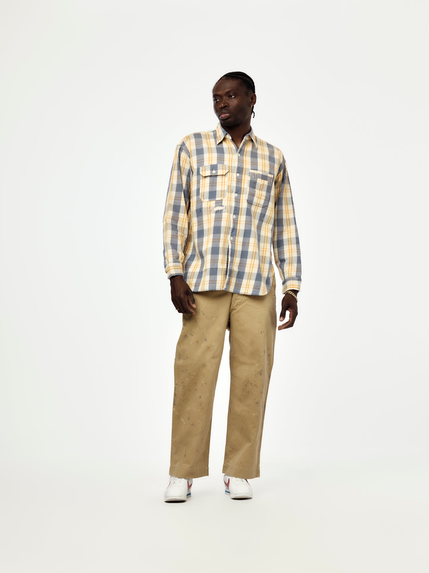Aged Trousers (Khaki)