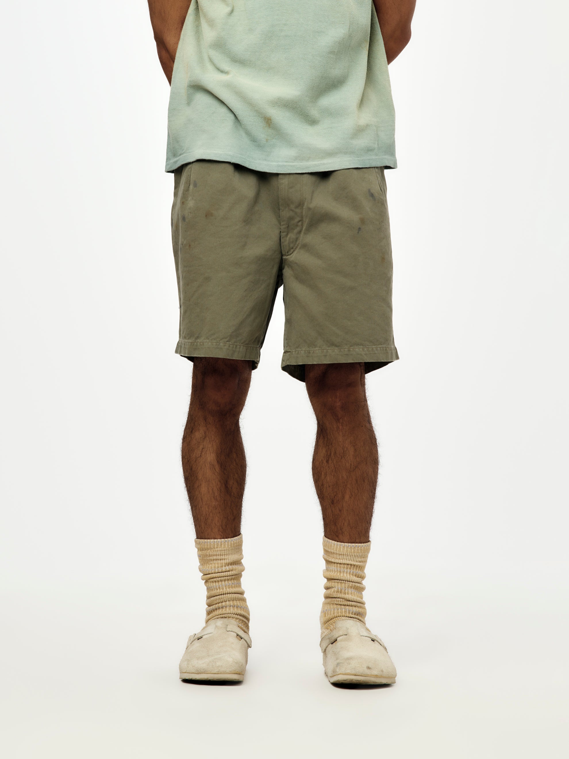 BOWWOW US ARMY SHORTS エイジング加工 ショーツ XL BOW WOW US Army Aged Chino Shorts - UNION LOS ANGELES