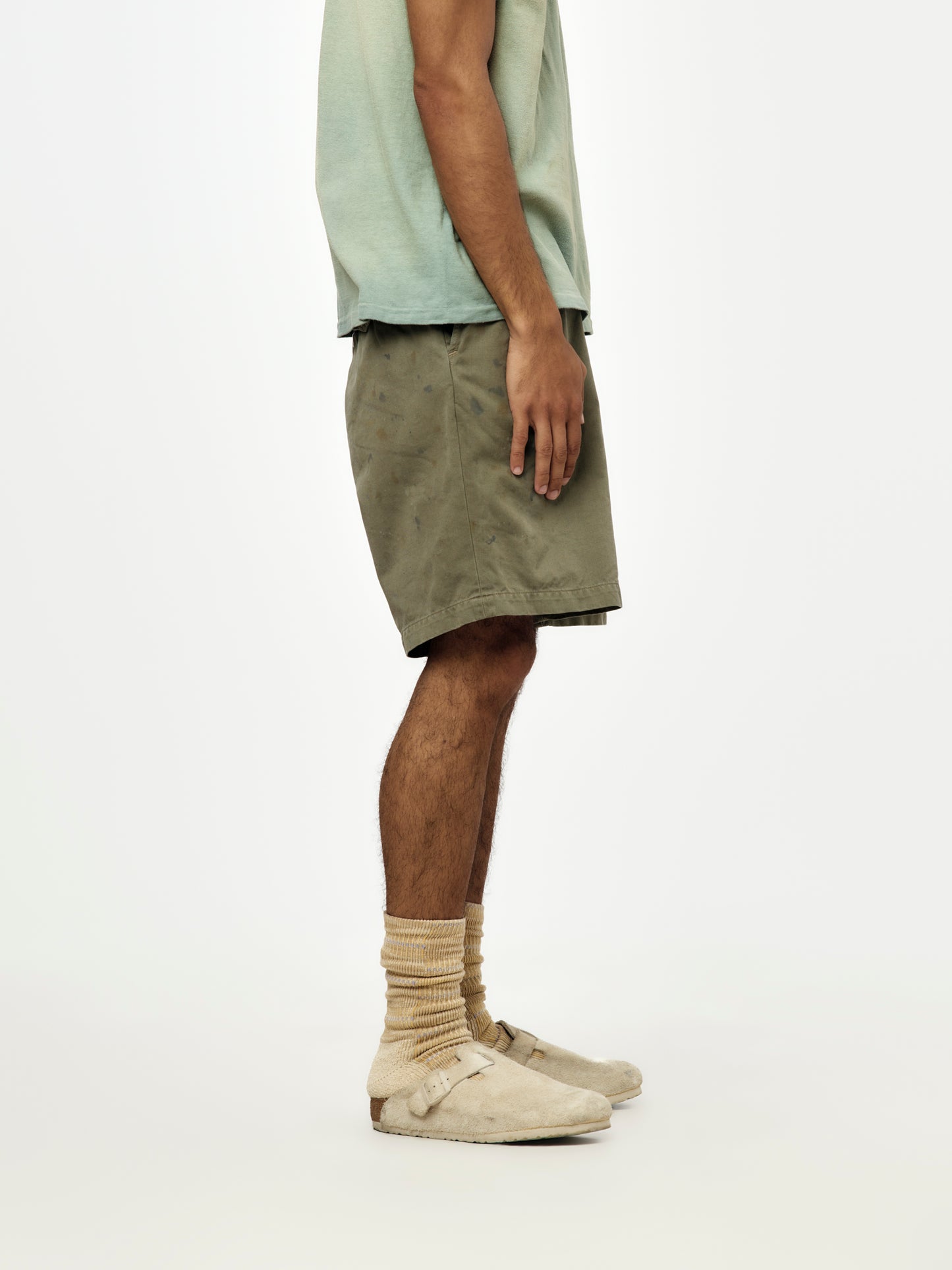 US Army Aged Chino Shorts