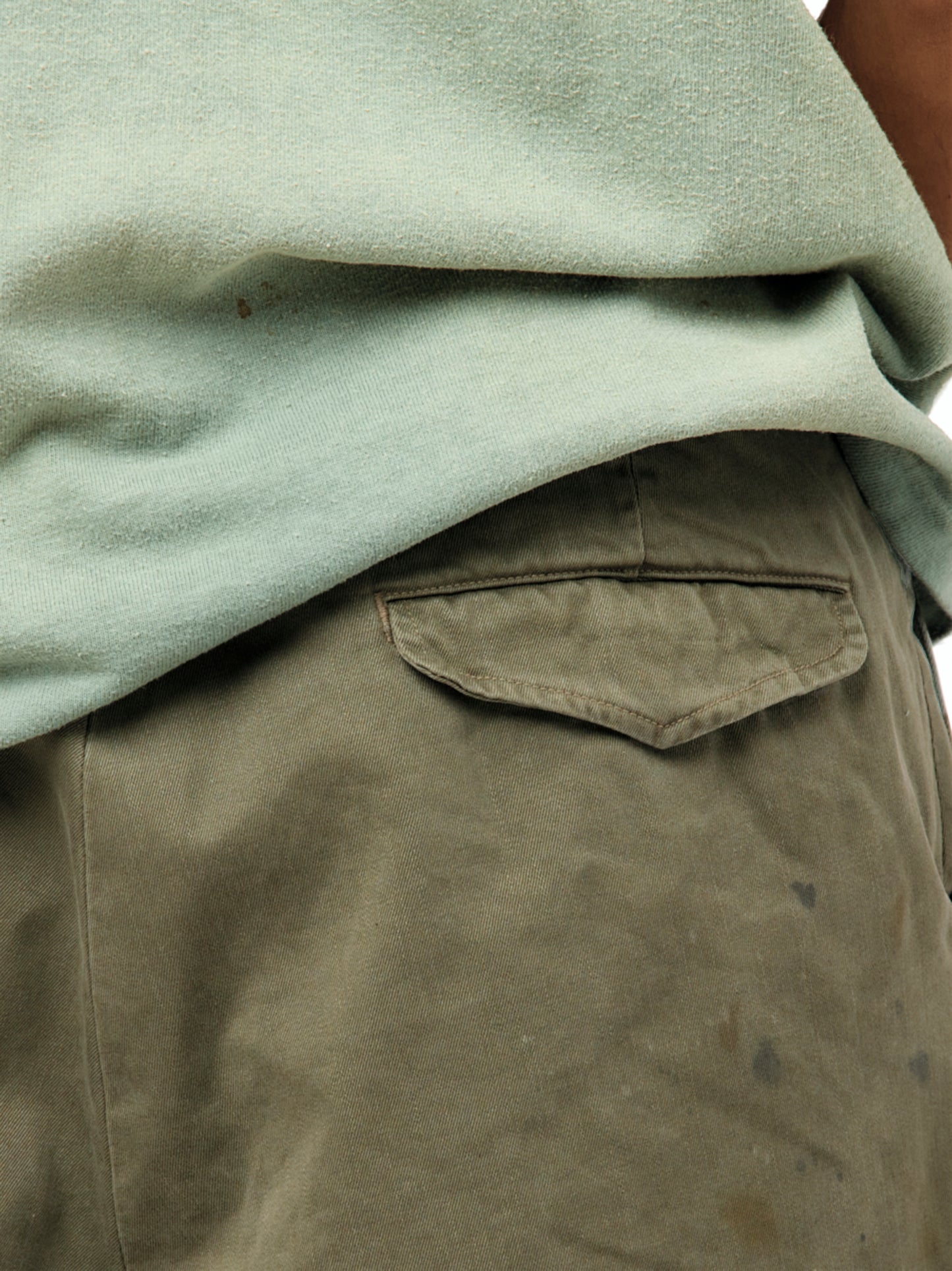 US Army Aged Chino Shorts