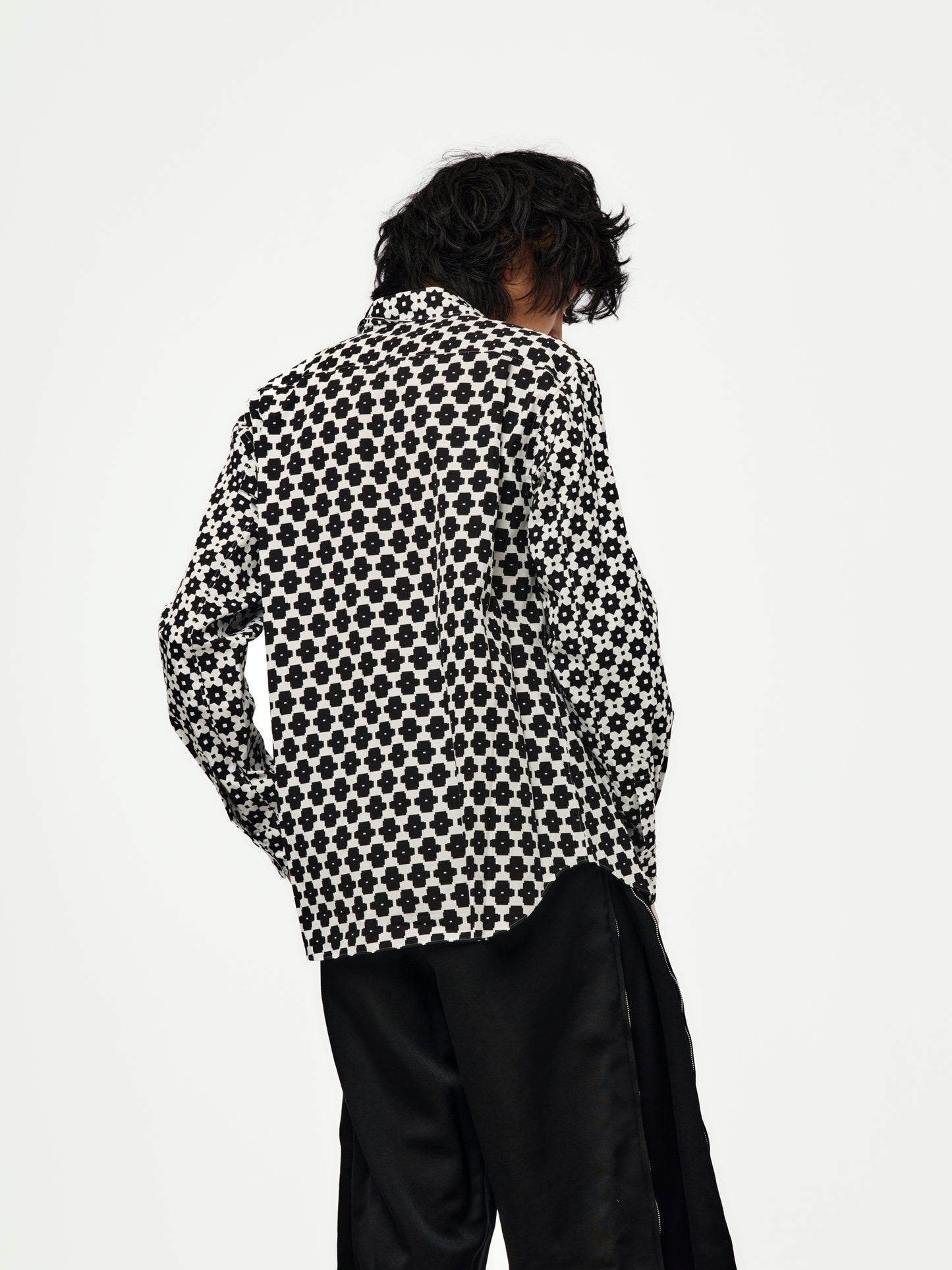 MEN'S SHIRT SS26 (WHITE/BLACK)