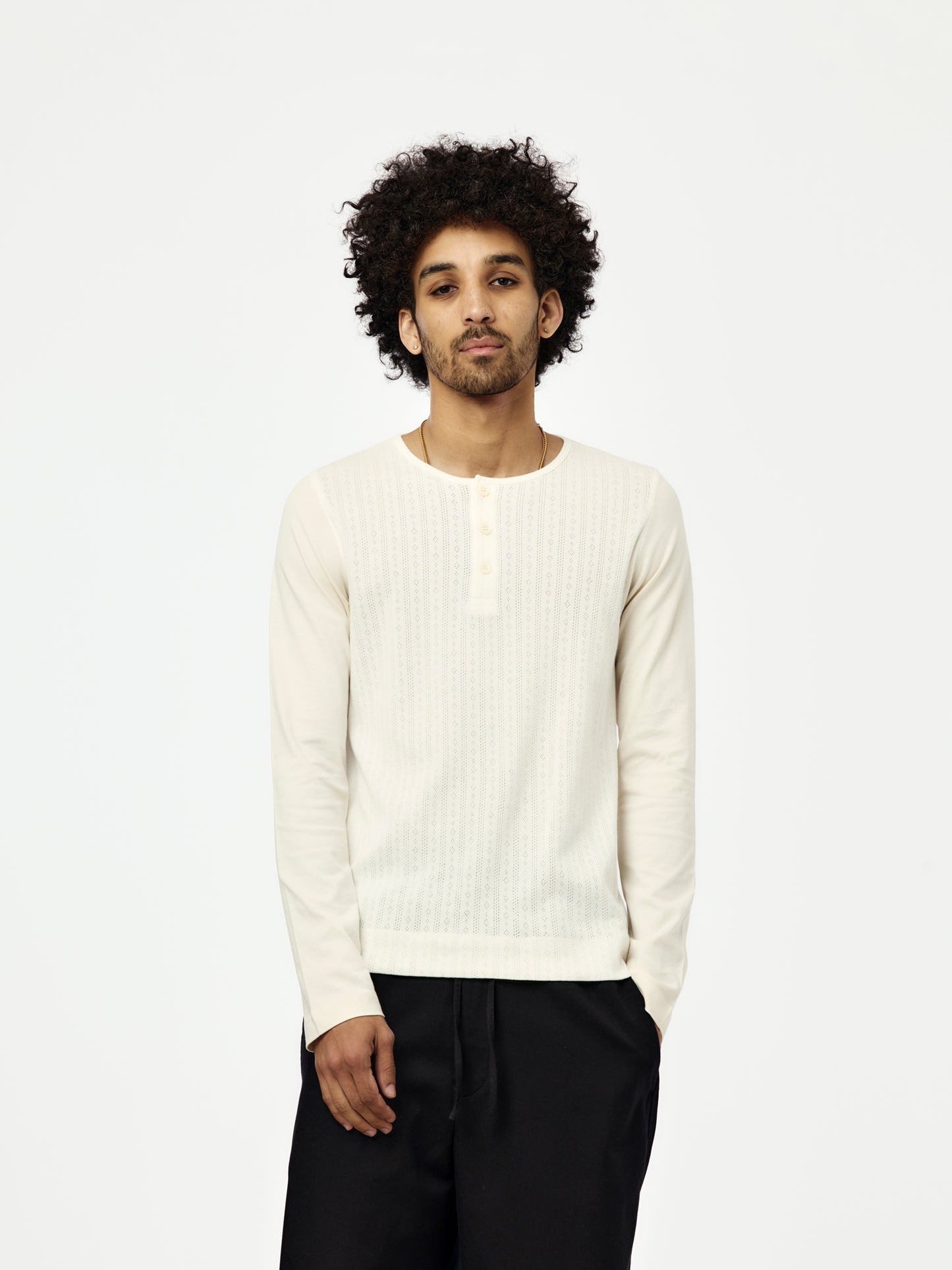 Hebton Long Sleeved T-Shirt (Off White)