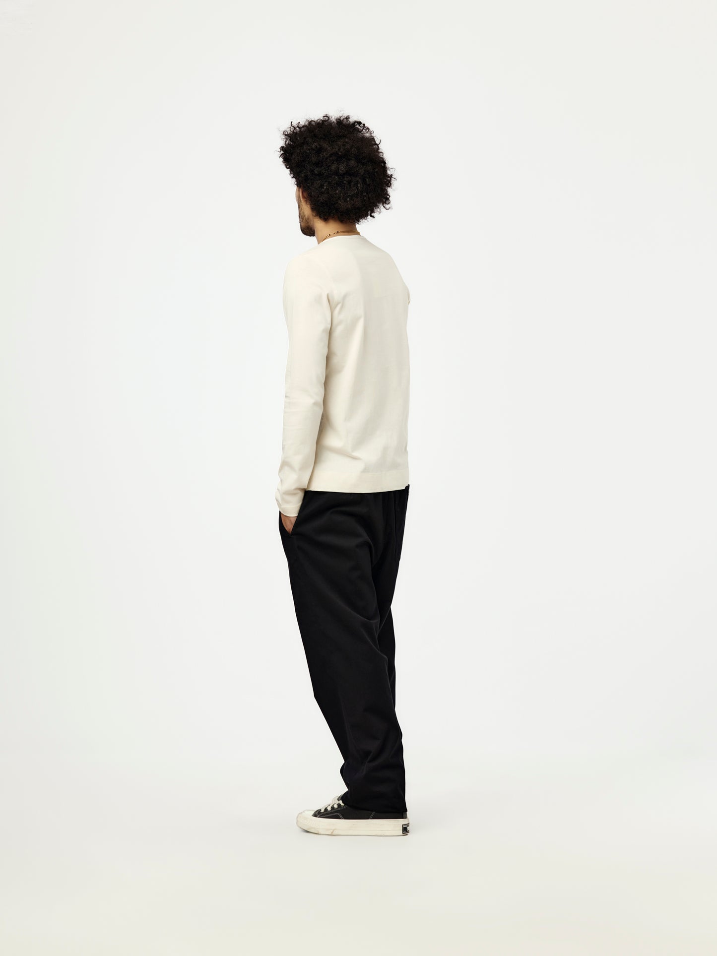 Hebton Long Sleeved T-Shirt (Off White)