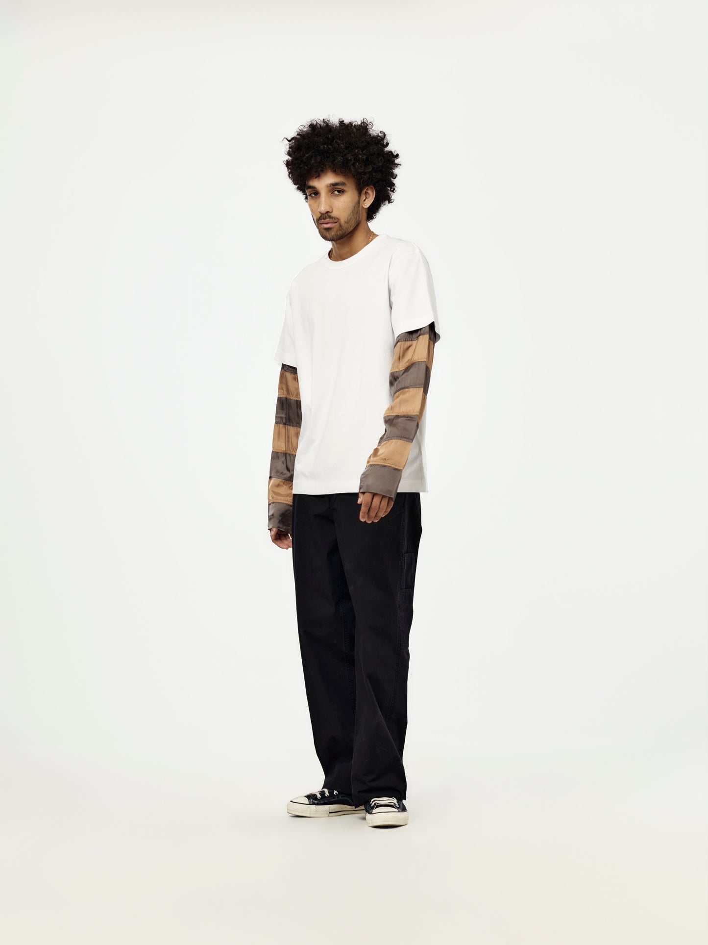 Heedar Contrast T-Shirt (White)