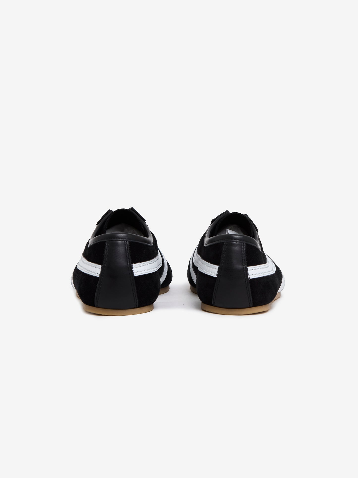 Suede Sneakers (Black/White)
