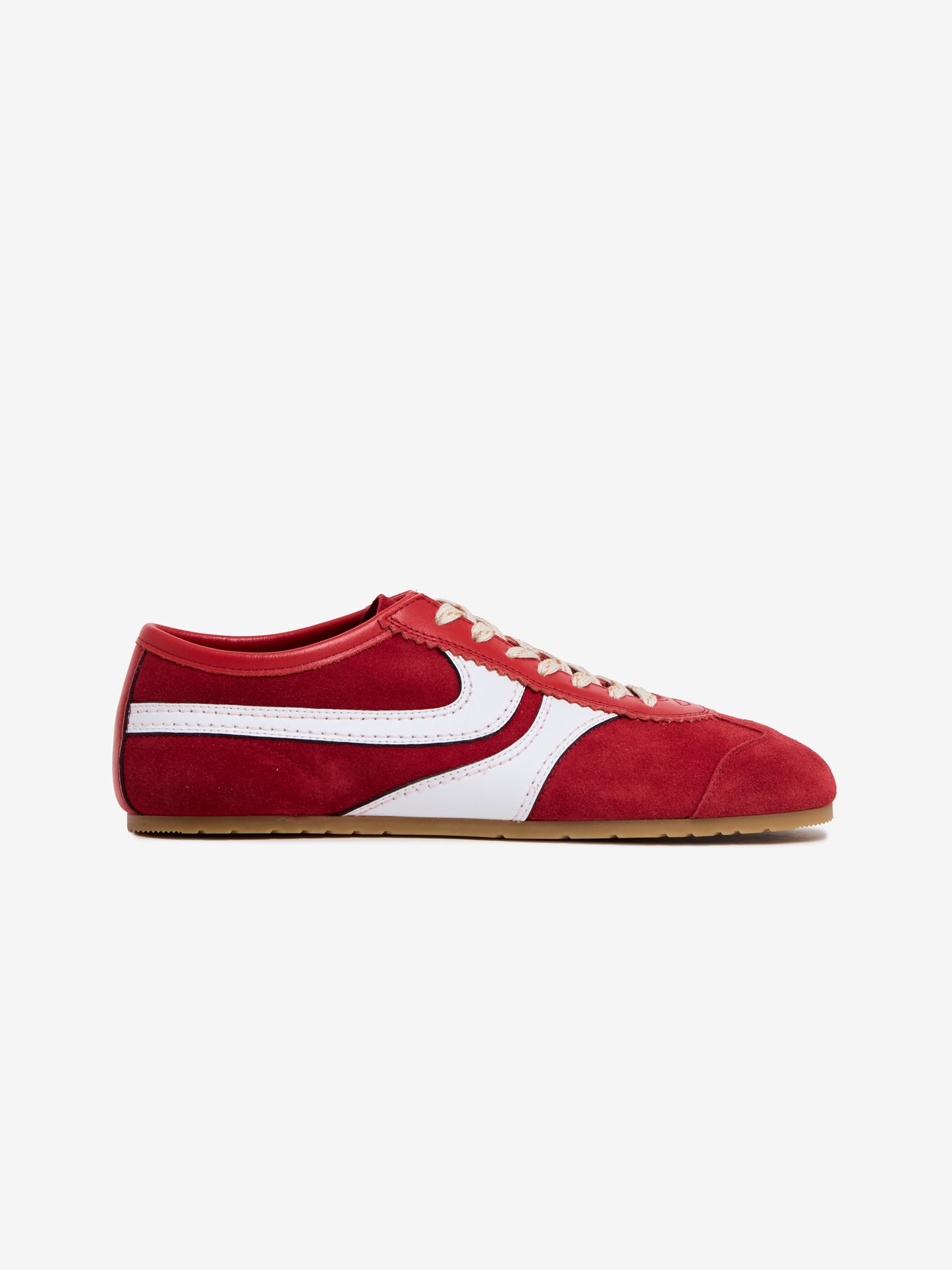 Suede Sneakers (Red)