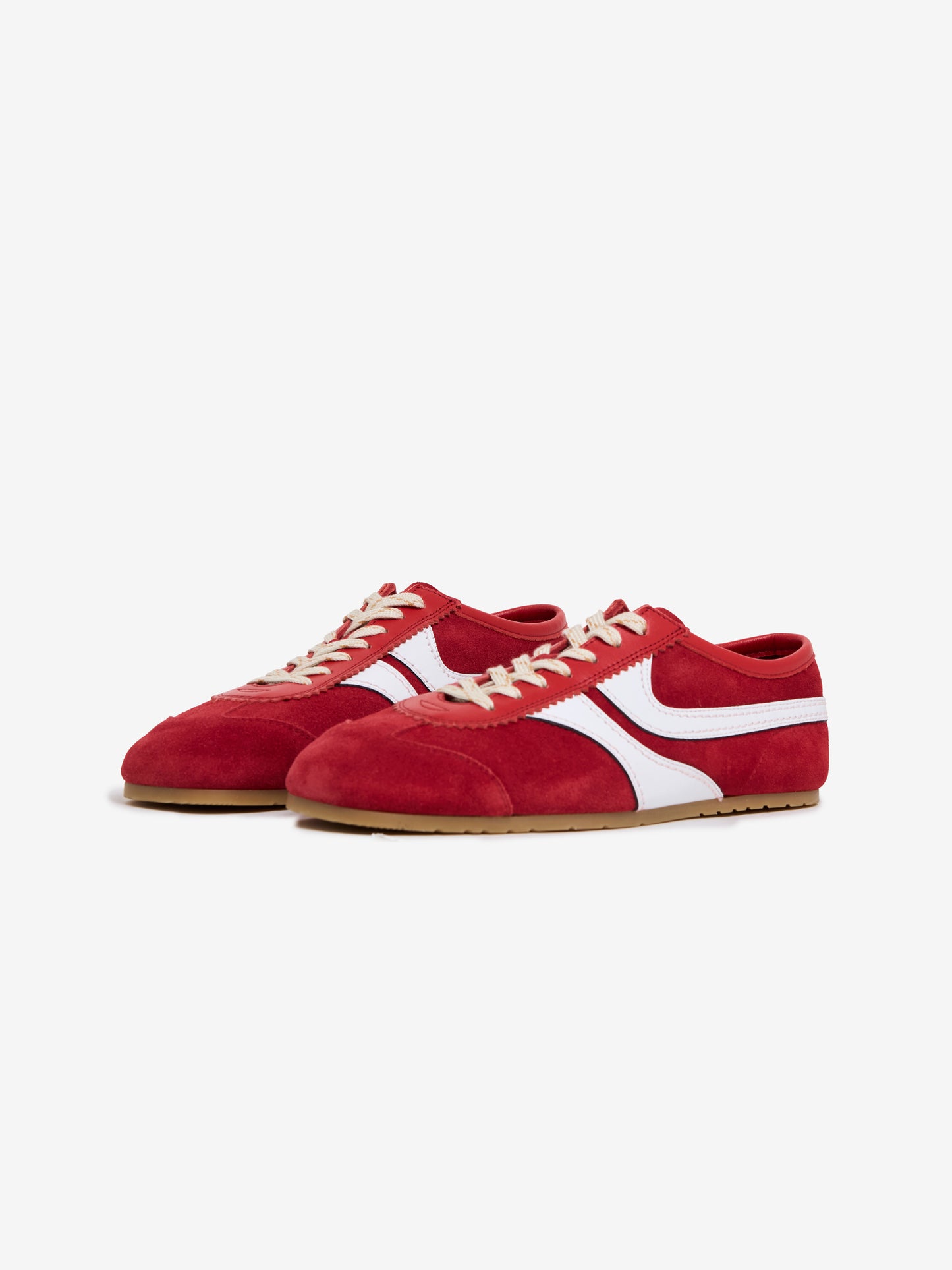 Suede Sneakers (Red)
