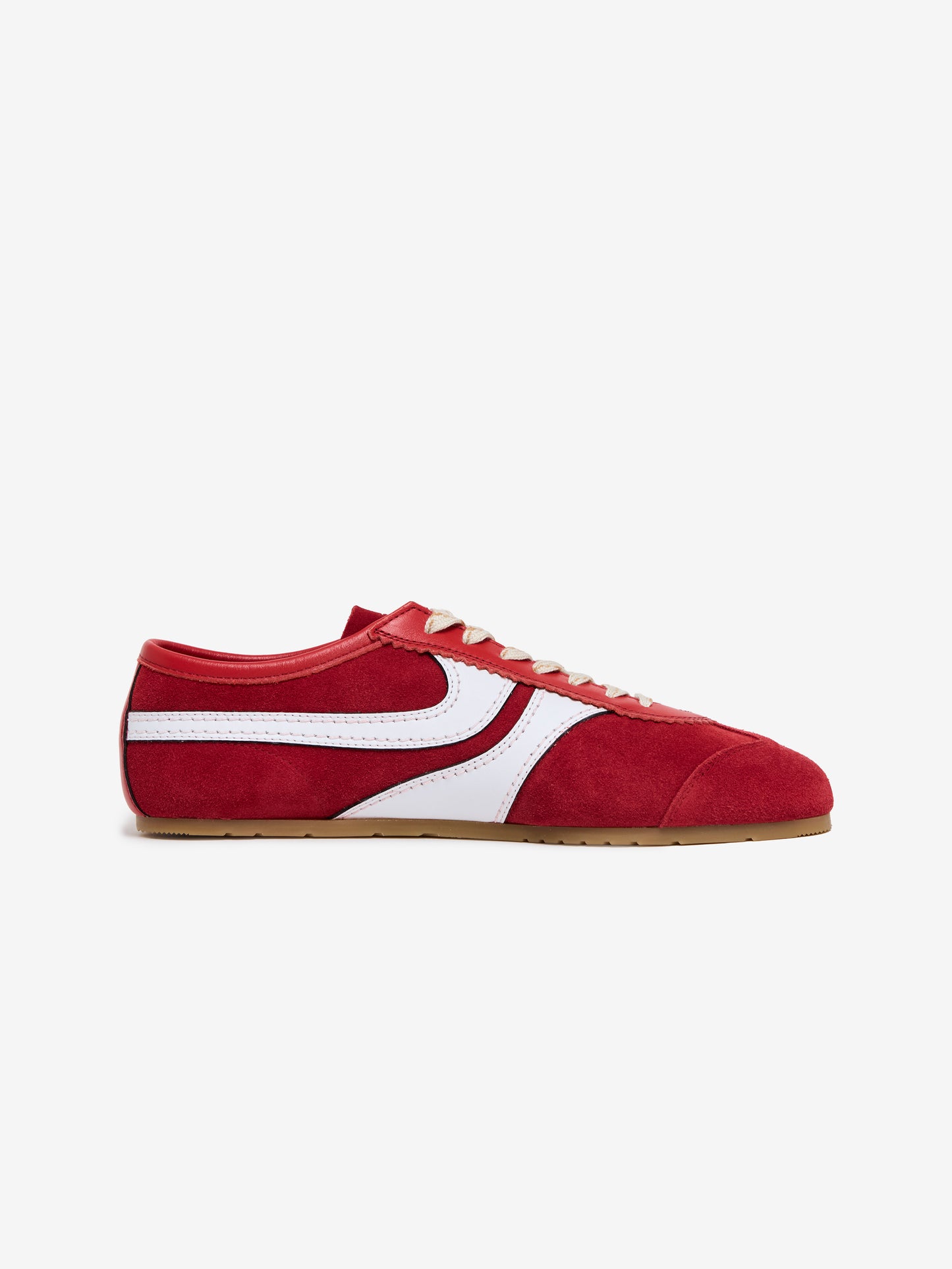 Suede Sneakers (Red)