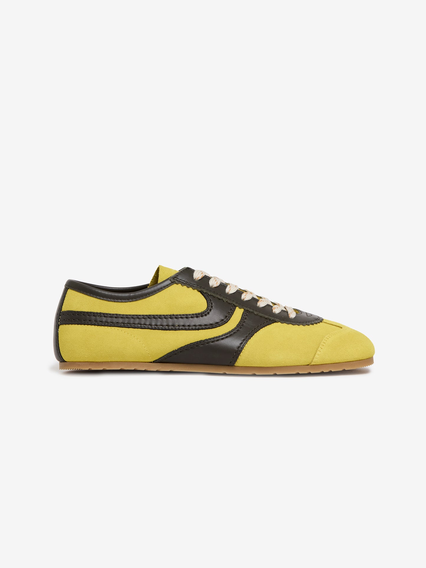 Suede Sneakers (Yellow)