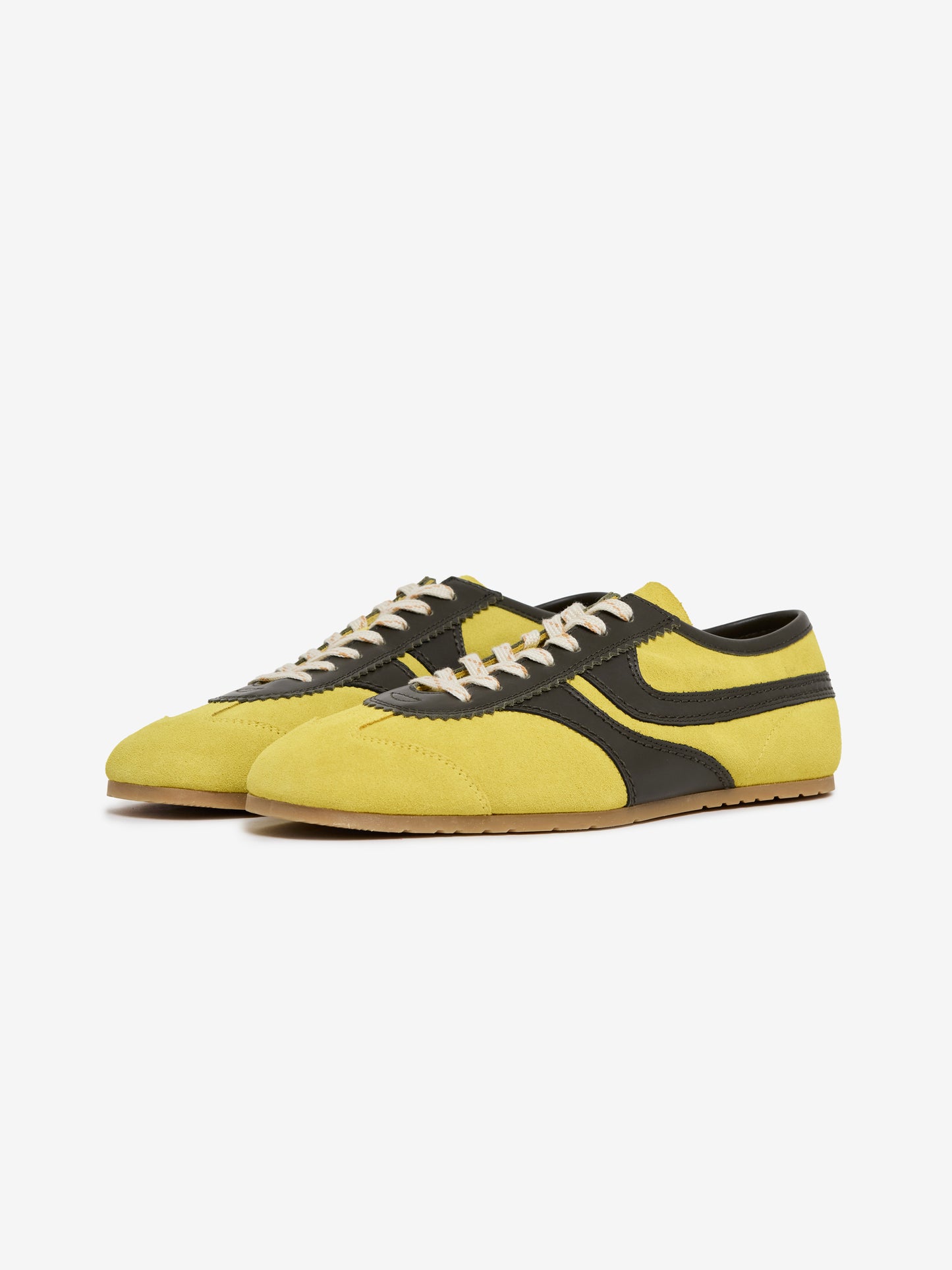 Suede Sneakers (Yellow)