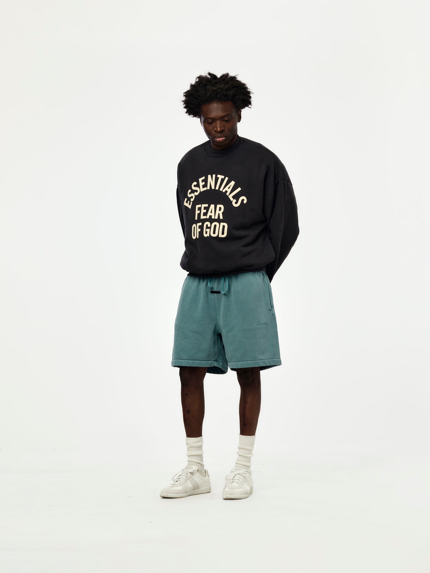 CAMPUS 90'S CREWNECK (FADED BLACK)
