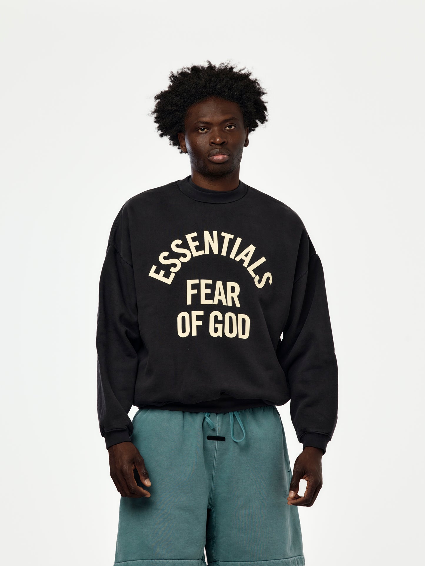 CAMPUS 90'S CREWNECK (FADED BLACK)