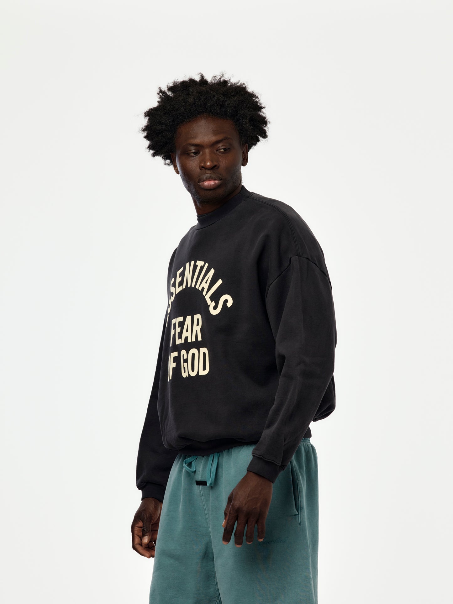 CAMPUS 90'S CREWNECK (FADED BLACK)
