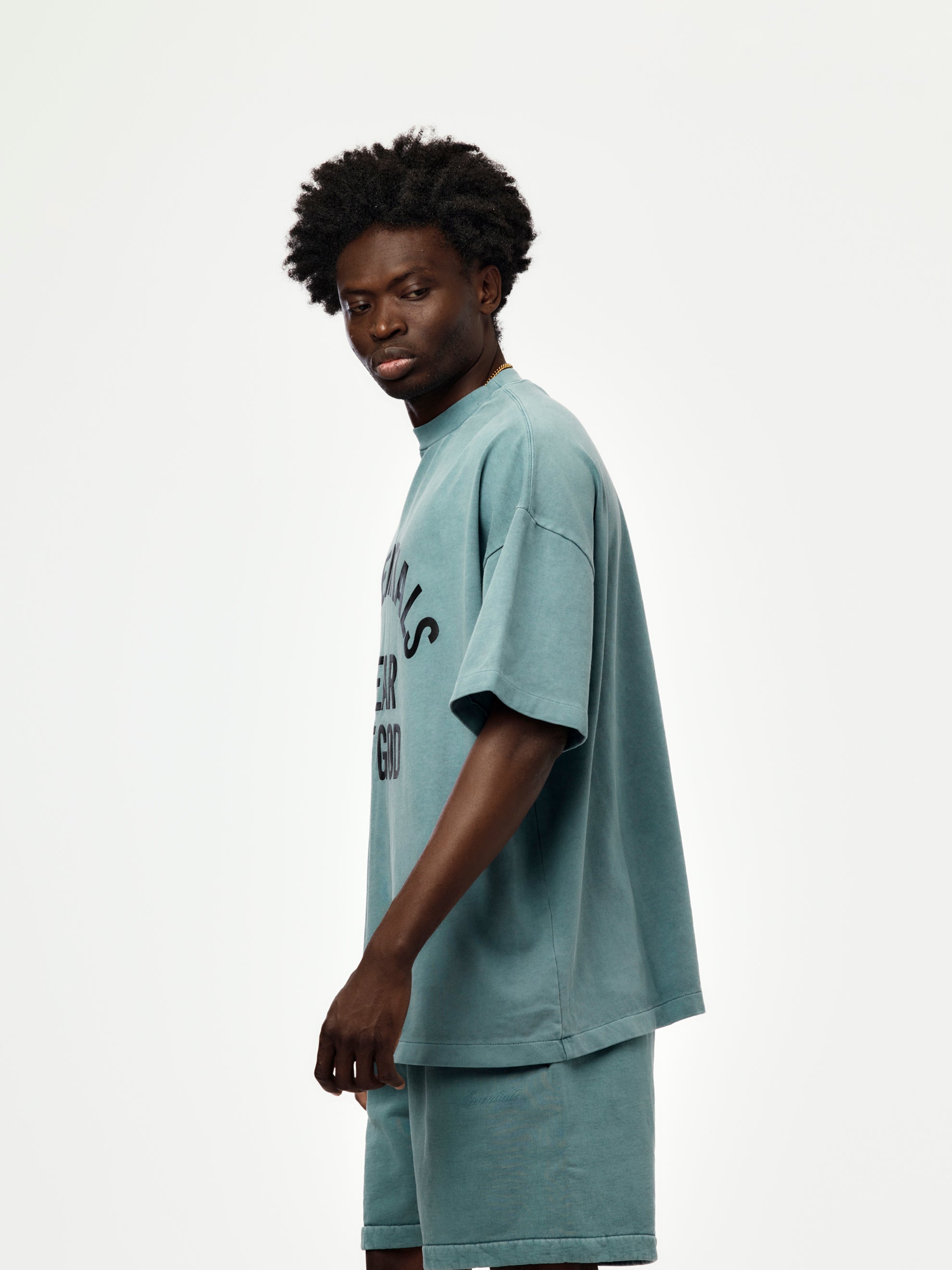 Essentials Fear of God ESSENTIALS Campus 90's Tee (Faded Coastal