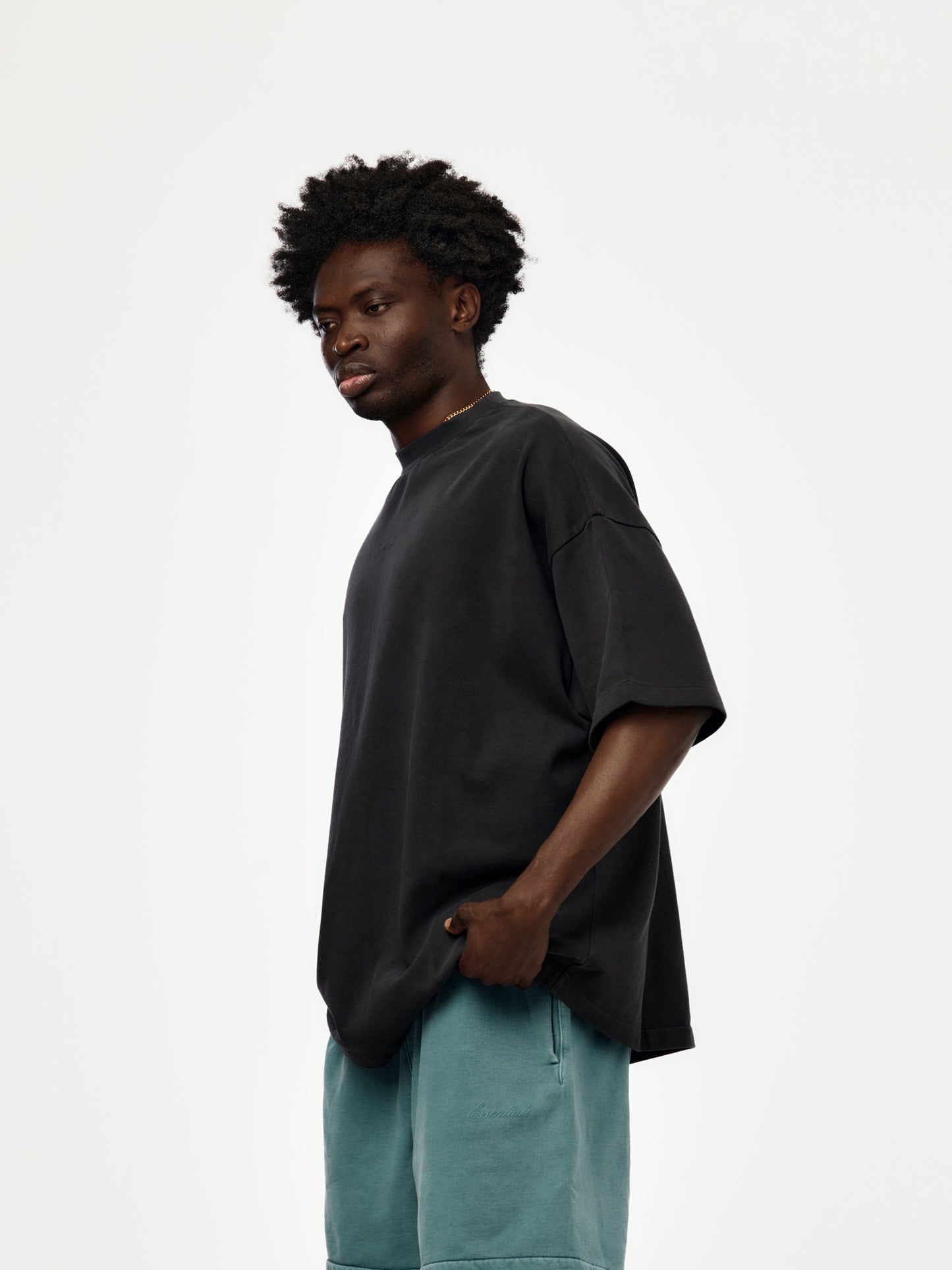 SIGNATURE 90'S SHORT SLEEVE TEE (FADED BLACK)