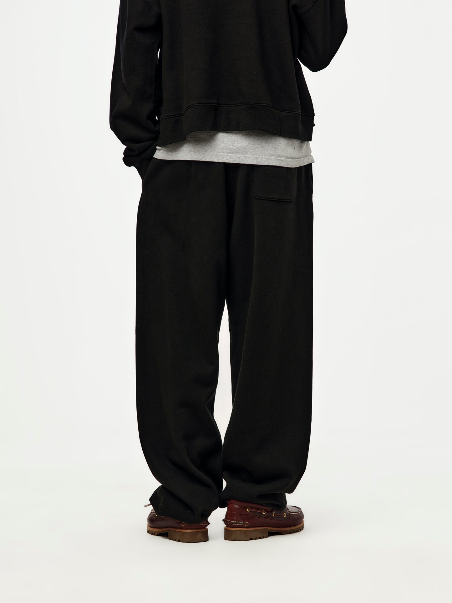 baggy jogger sweatpants (black)