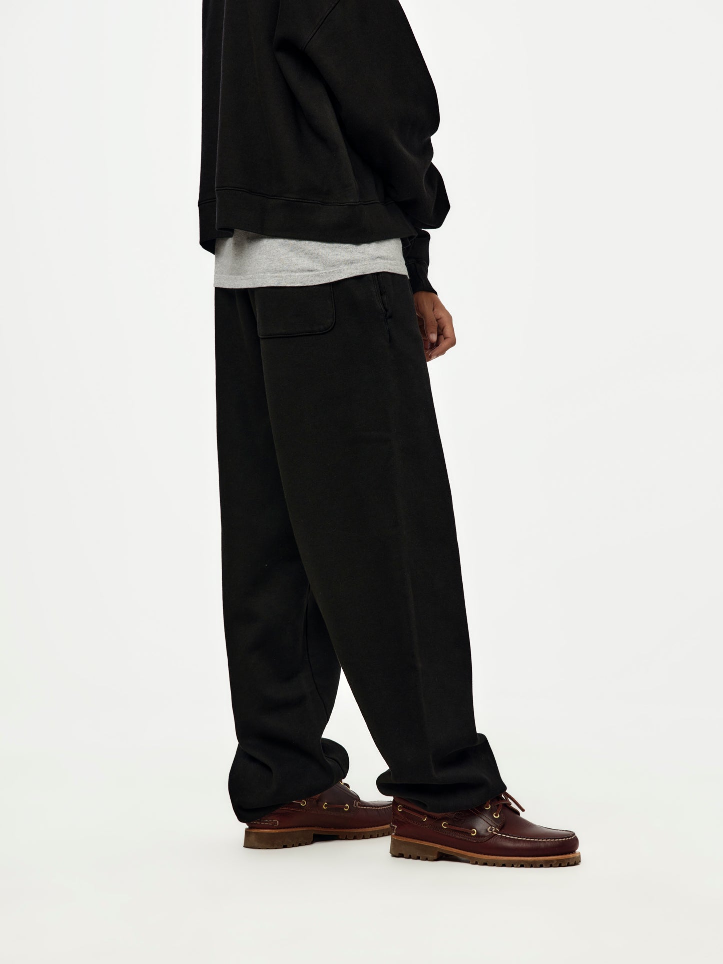 baggy jogger sweatpants (black)