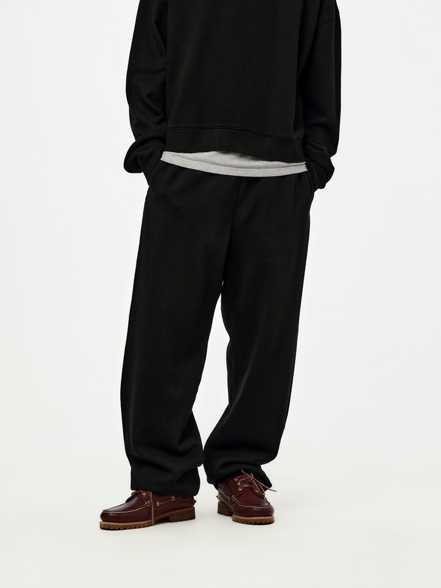 baggy jogger sweatpants (black)