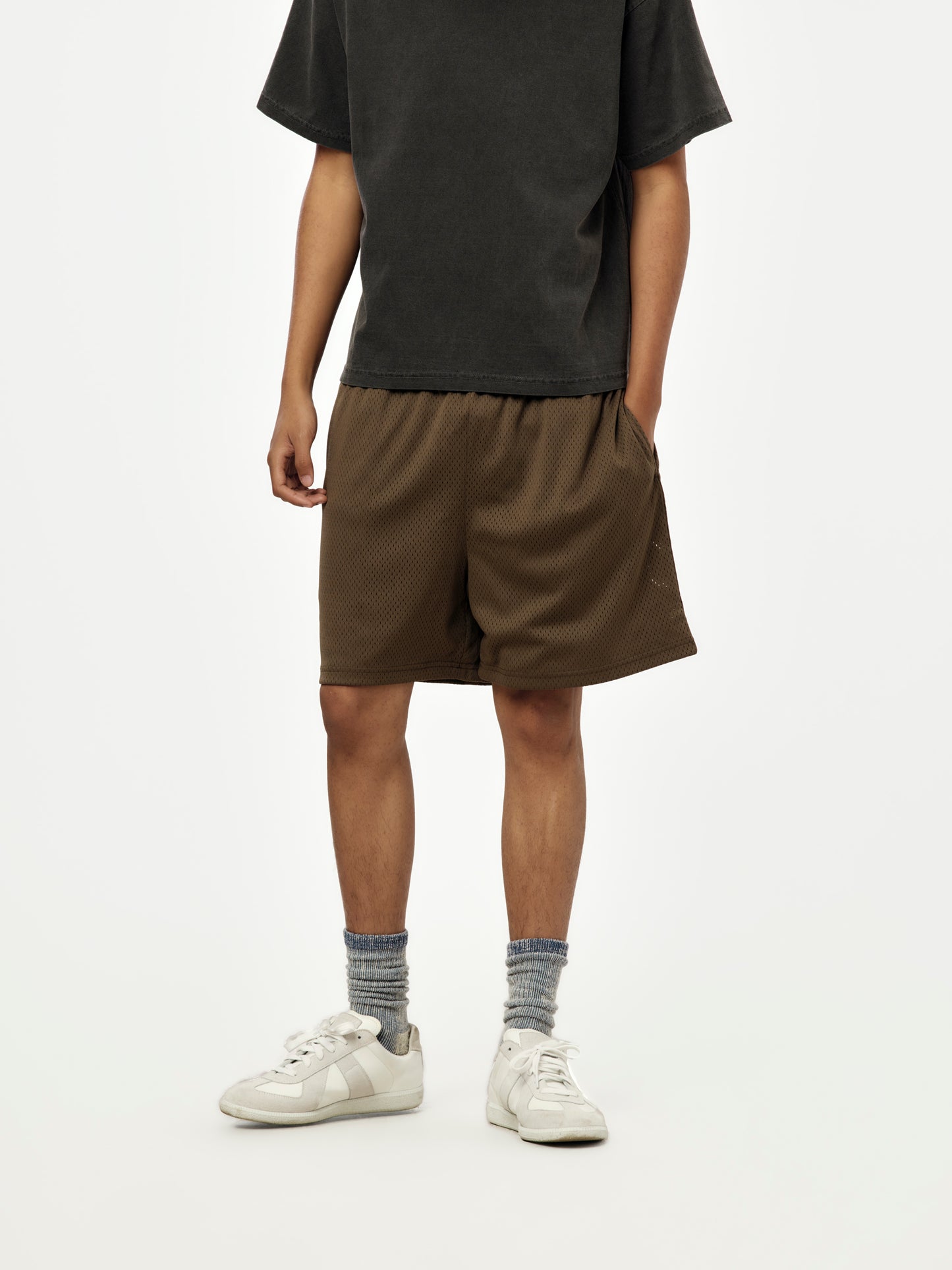 basketball shorts (dark stone)