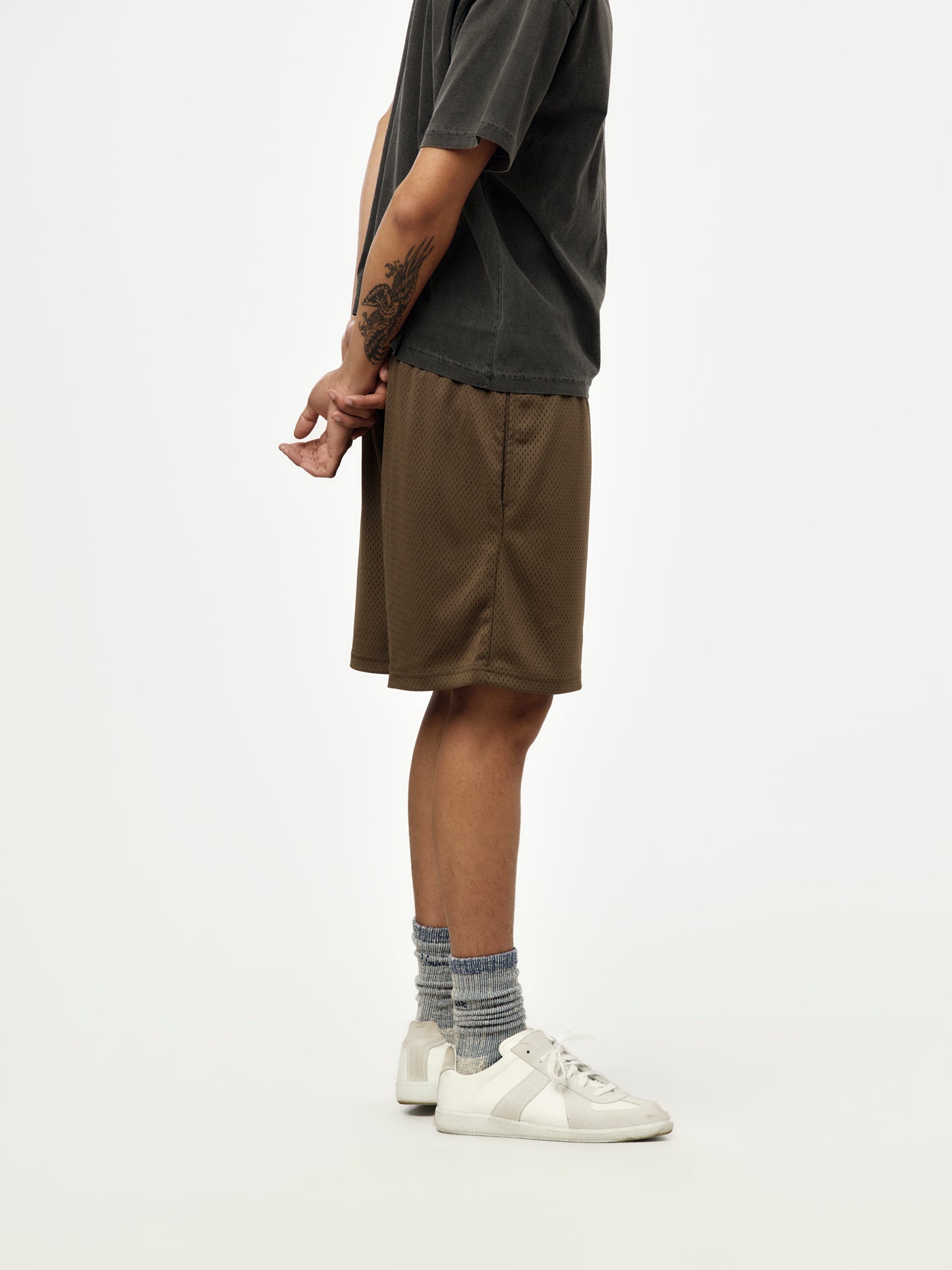 basketball shorts (dark stone)