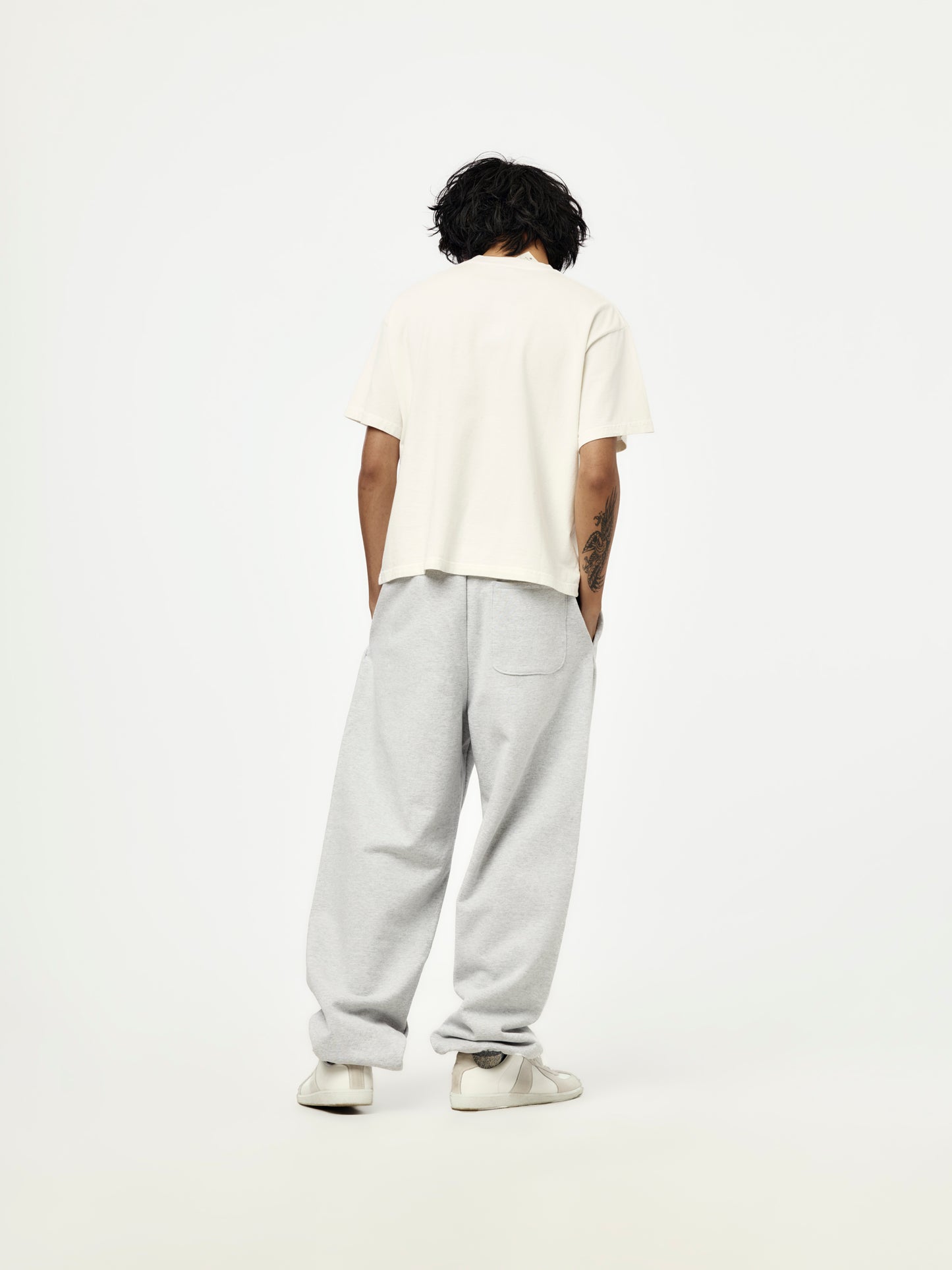 baggy jogger sweatpants (ash grey)