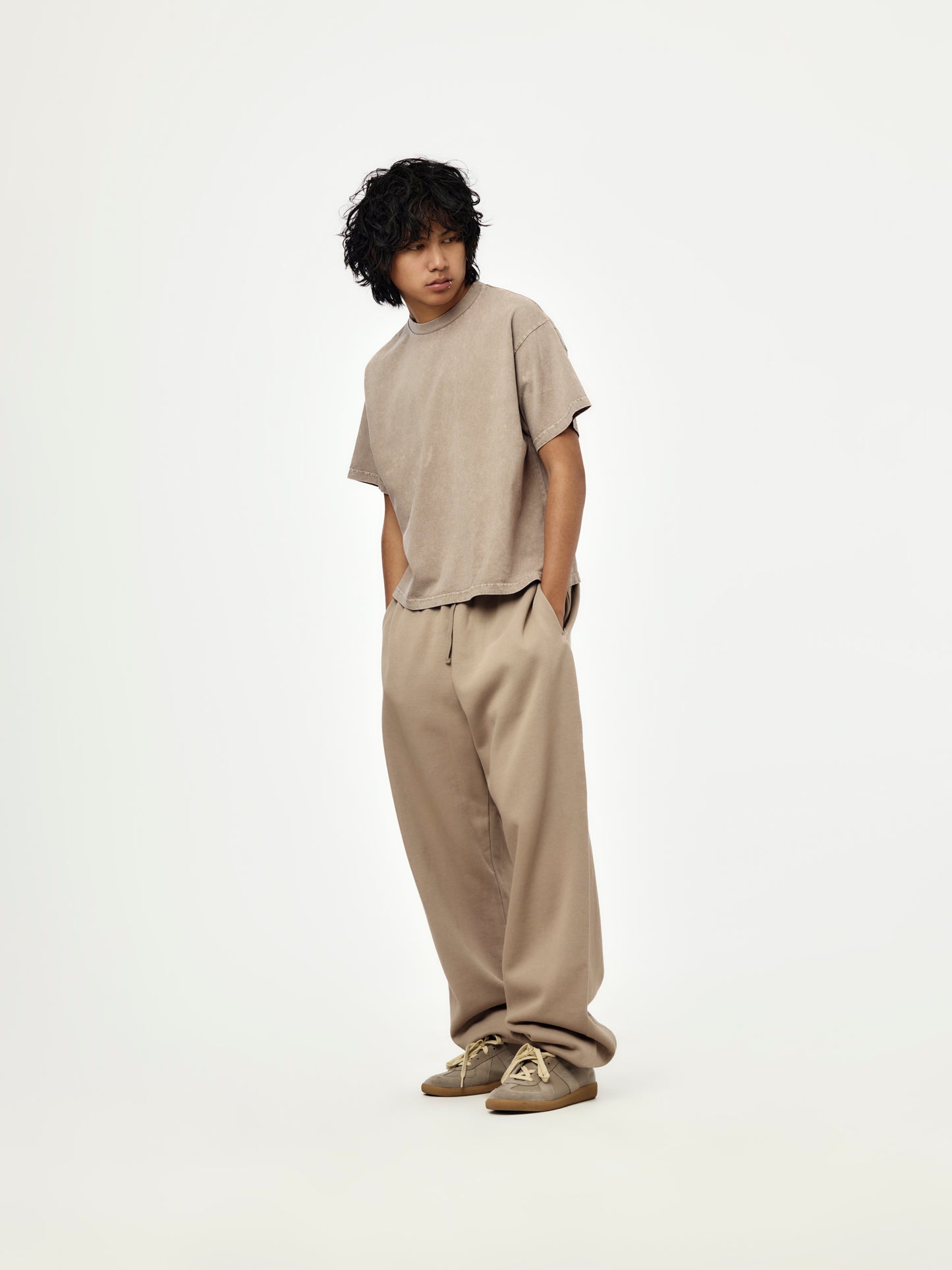 baggy jogger sweatpants (dune)