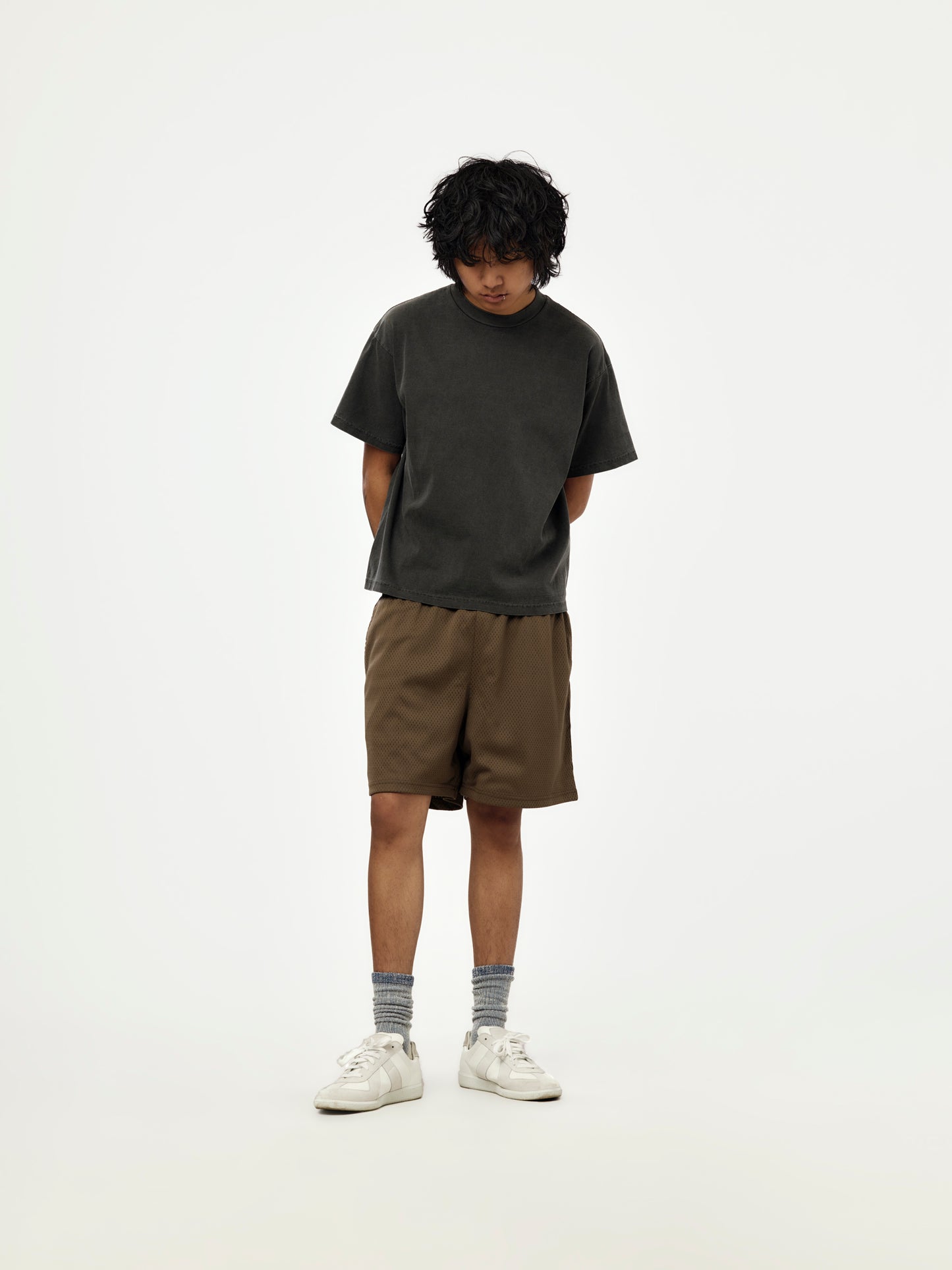basketball shorts (dark stone)