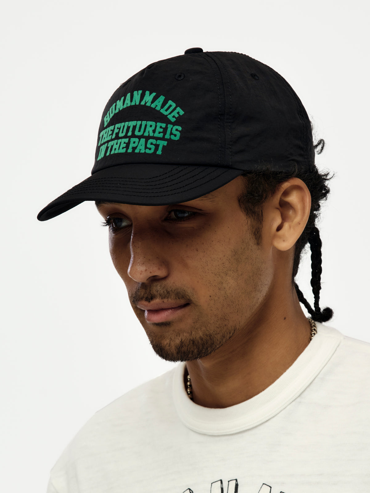 5PANEL NYLON CAP (BLACK) - HM32GD050