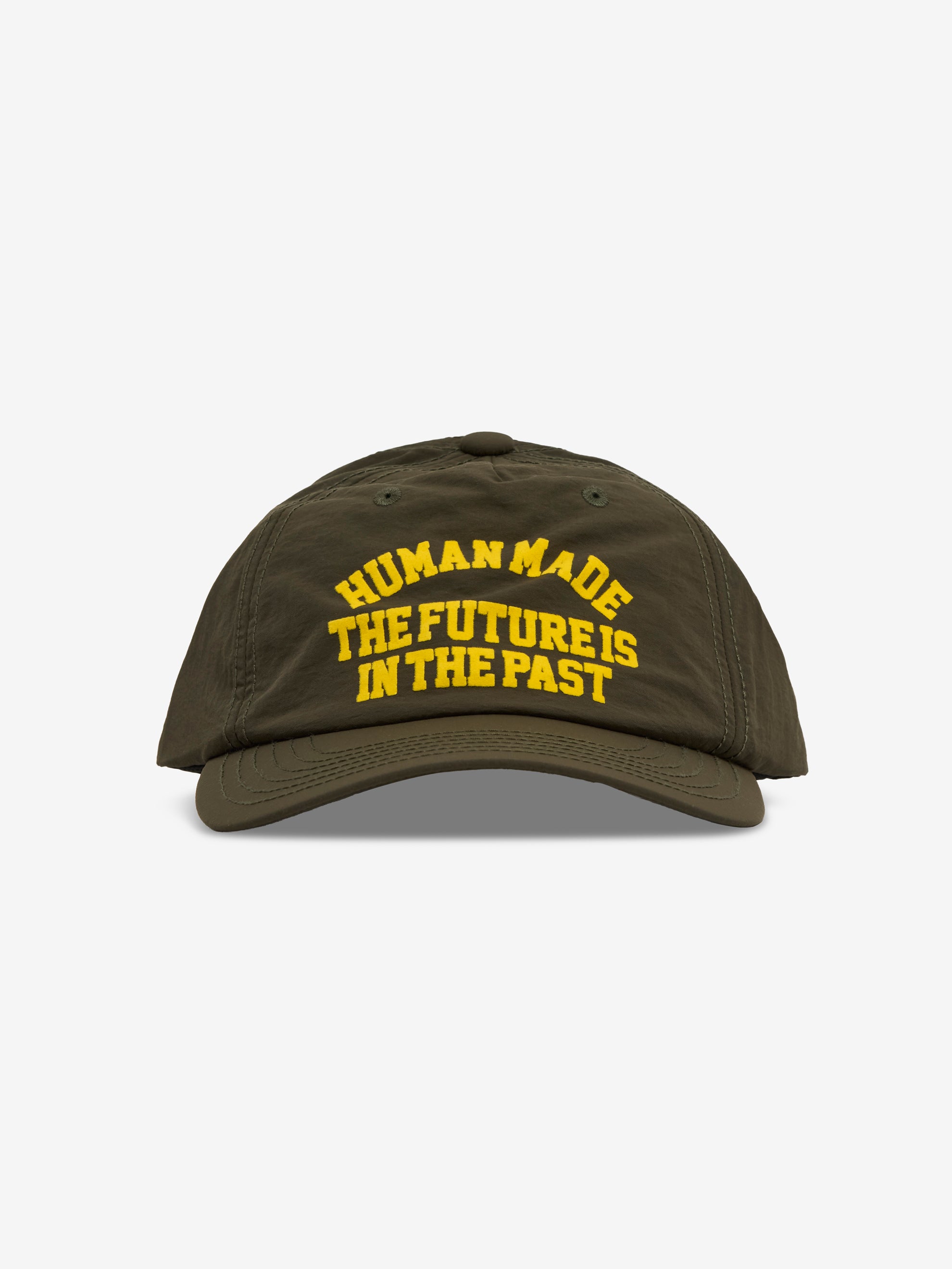【美品】HUMAN MADE キャップ オリーブ ブラウン Human Made 5PANEL NYLON CAP (OLIVE DRAB) - HM32GD050 - UNION LOS