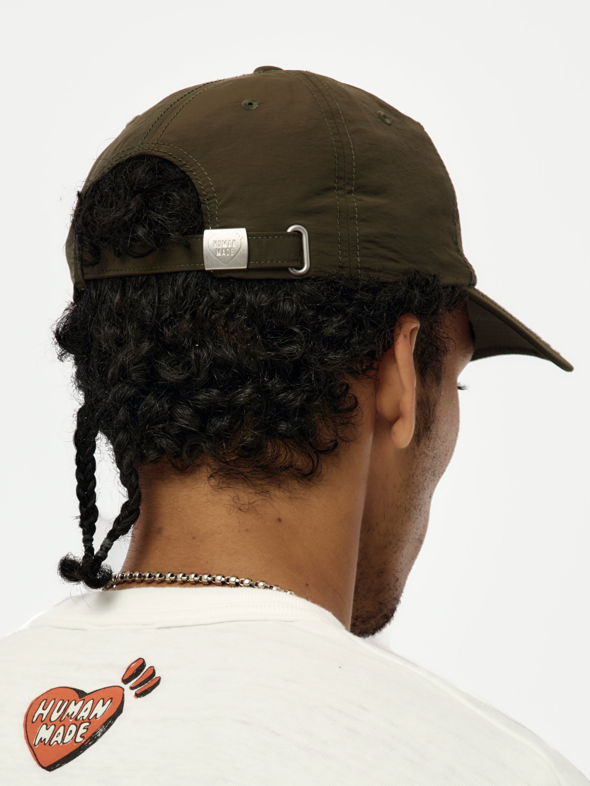 【美品】HUMAN MADE キャップ オリーブ ブラウン Human Made 5PANEL NYLON CAP (OLIVE DRAB) - HM32GD050 - UNION LOS