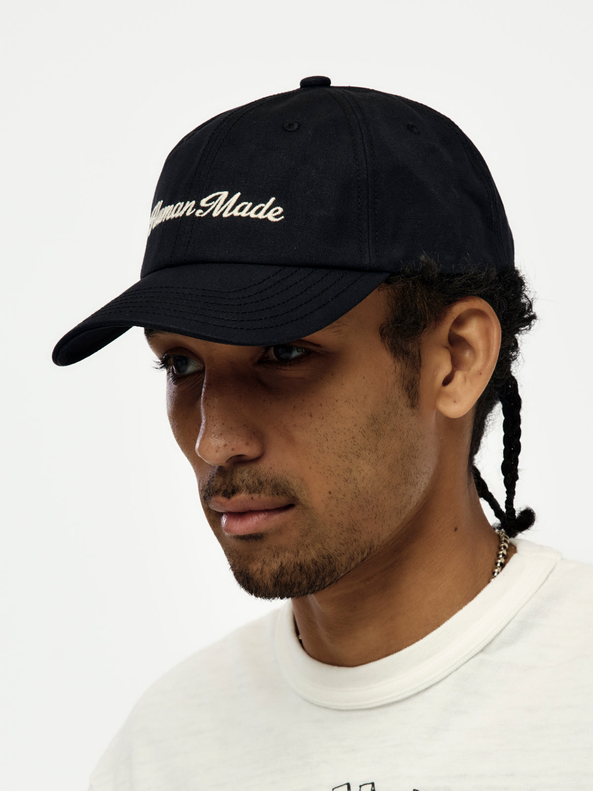 6PANEL CANVAS CAP (BEIGE) - HM32GD077