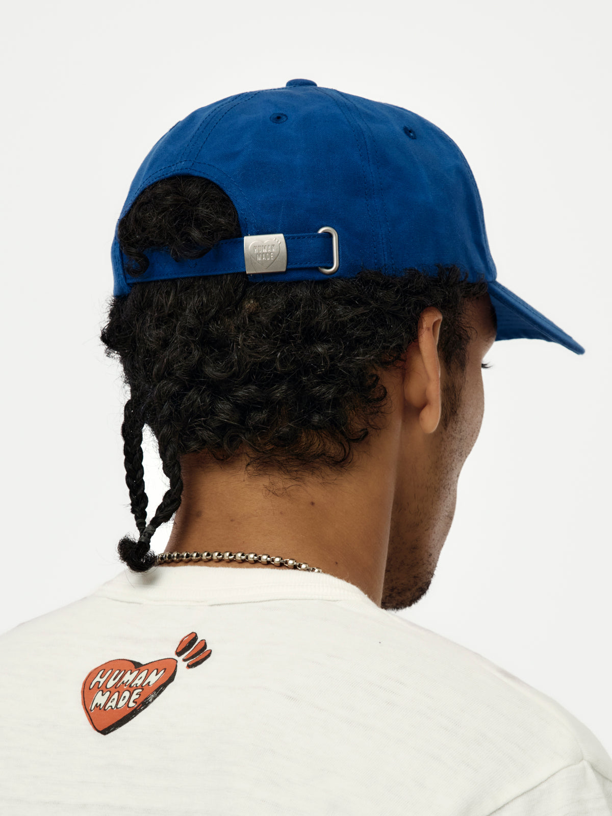6PANEL CANVAS CAP (BLUE) - HM32GD077