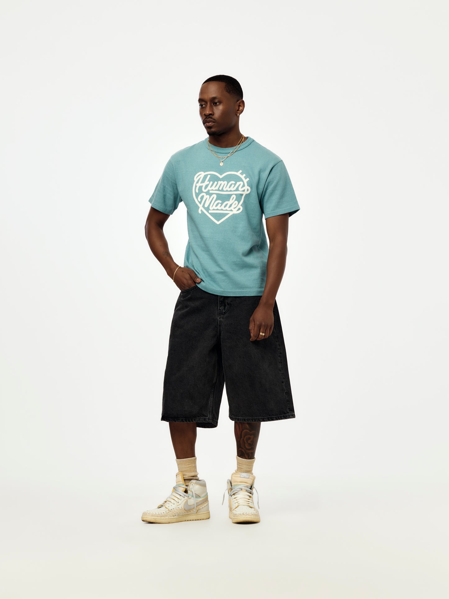 COLOR T-SHIRT HM31CS045 (BLUE)