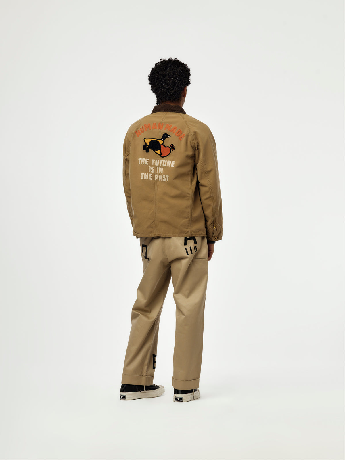 DUCK COVERALL JACKET (BEIGE)