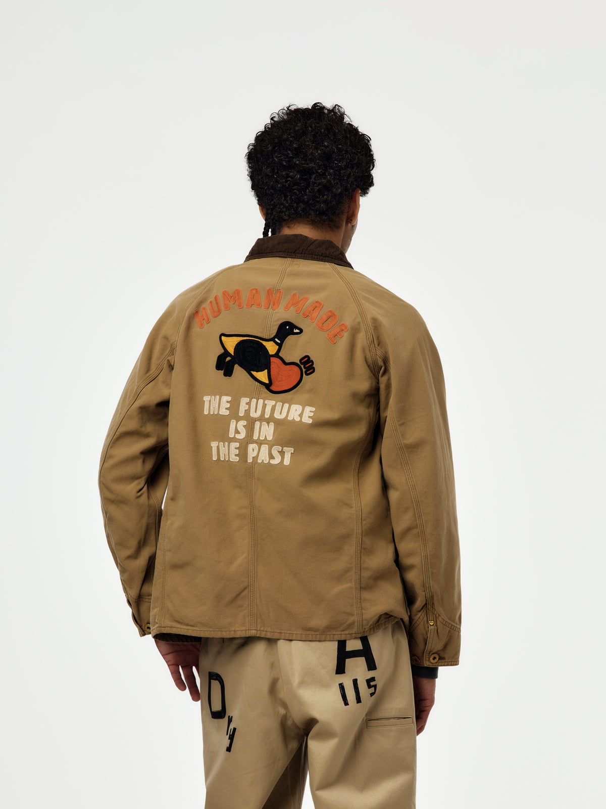DUCK COVERALL JACKET (BEIGE)