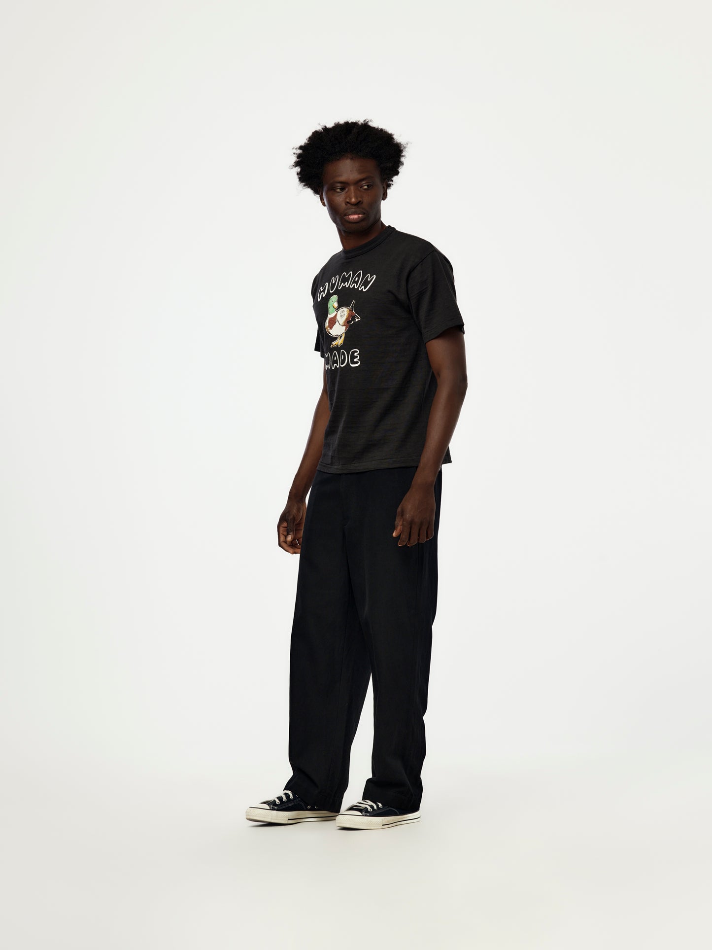 GRAPHIC T-SHIRT HM31TE022 (BLACK)